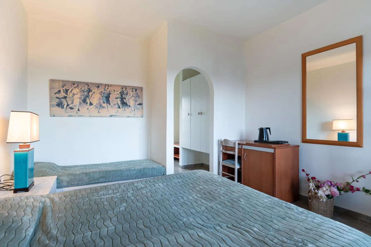 Bed in Assa Maris Beach Hotel