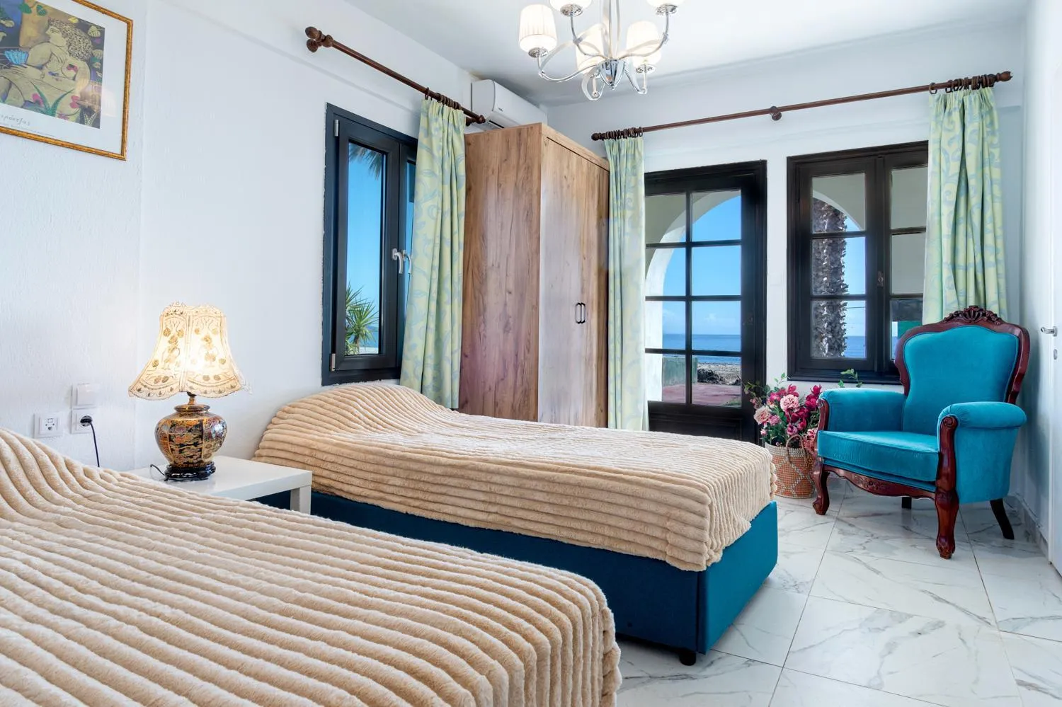 Bed in Assa Maris Beach Hotel