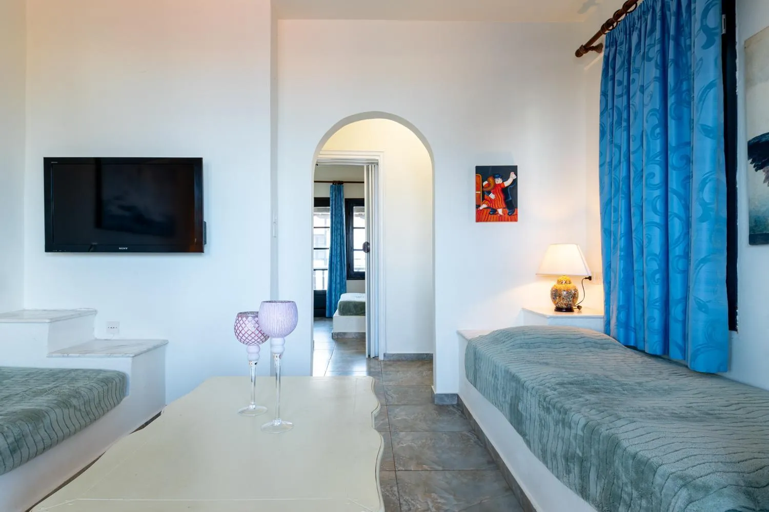 Bed in Assa Maris Beach Hotel