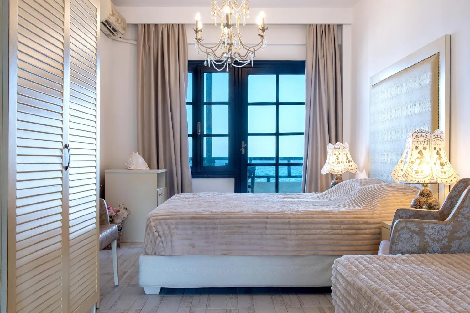 Decorative detail, Bed in Assa Maris Beach Hotel