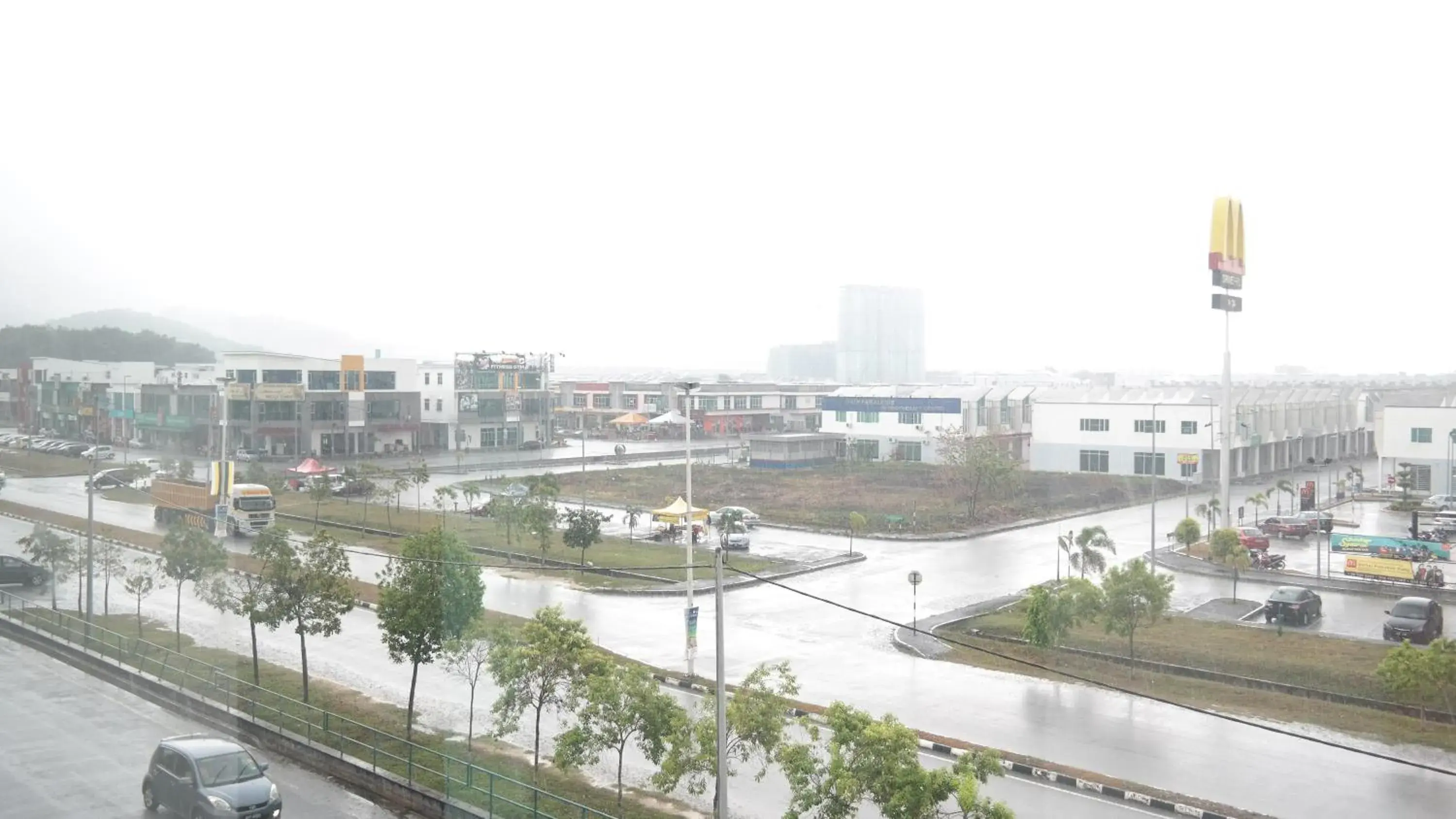 City view in Clover Hotel Ipoh City view in Clover Hotel Ipoh