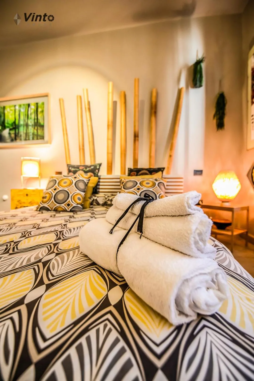Bed in Vinto House Salerno Downtown