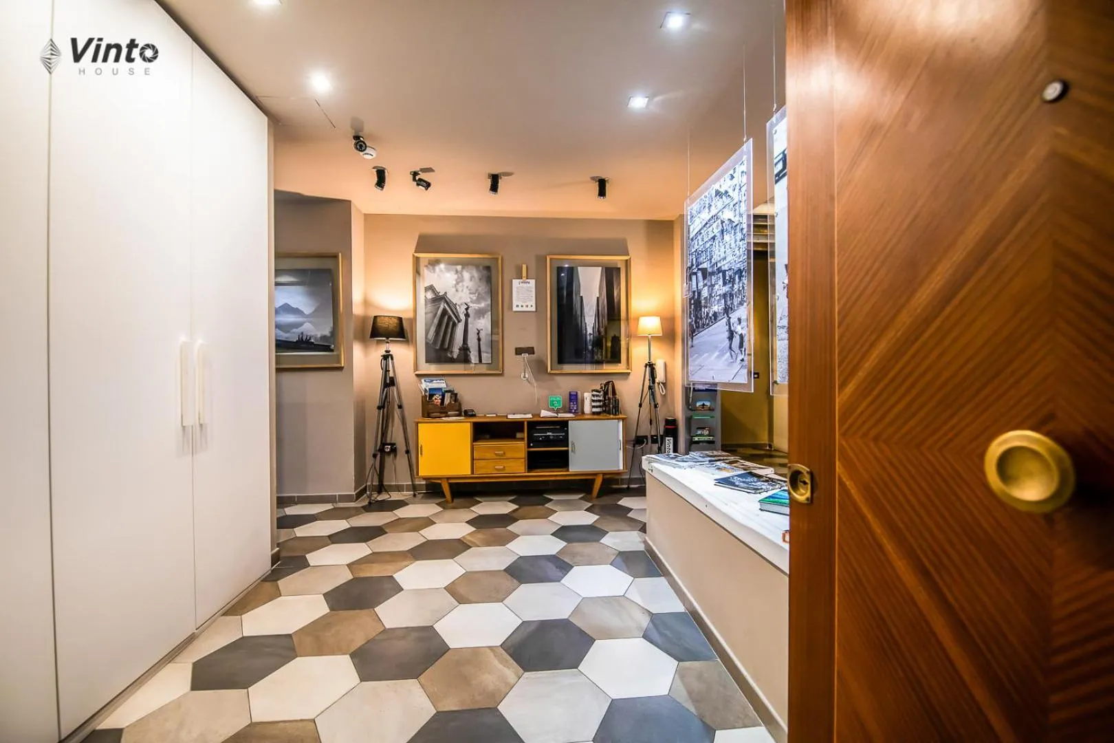 Lobby or reception in Vinto House Salerno Downtown