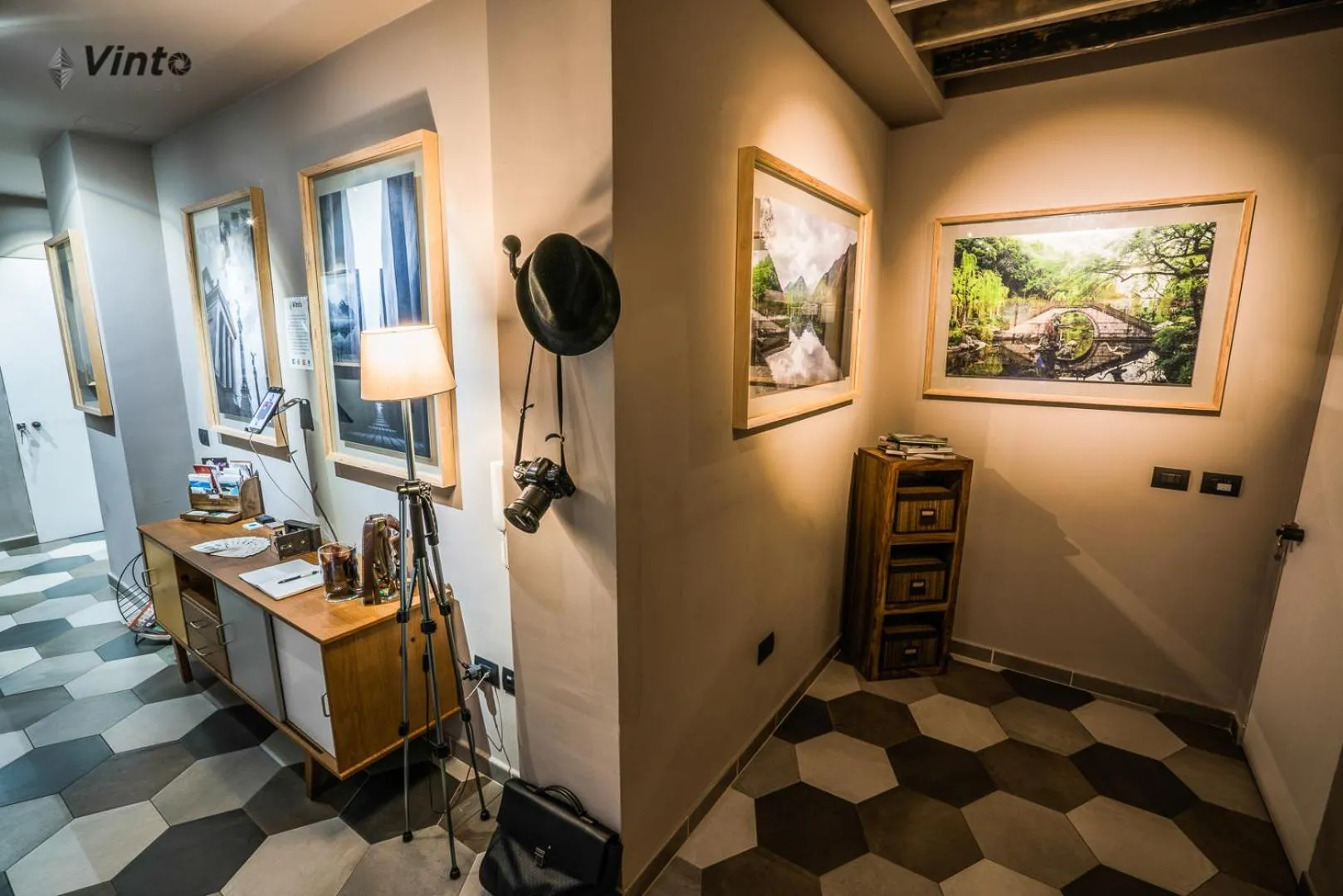 Communal lounge/ TV room in Vinto House Salerno Downtown