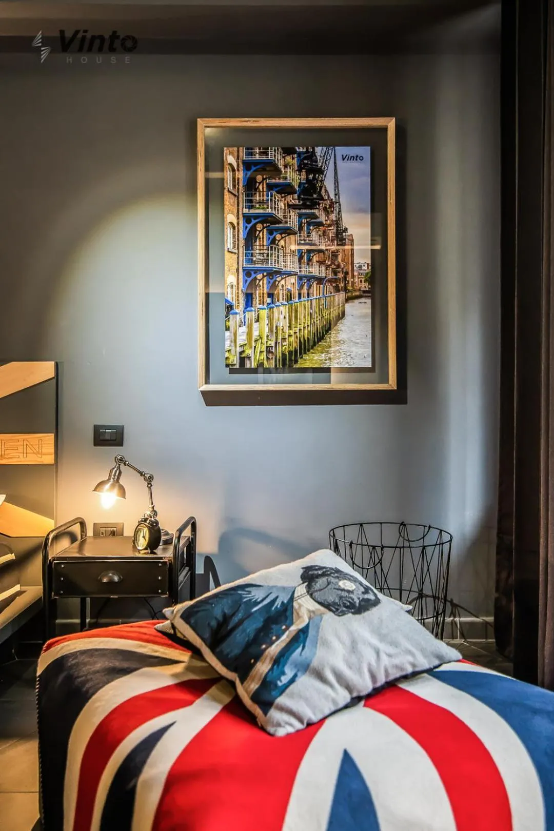 Bed in Vinto House Salerno Downtown