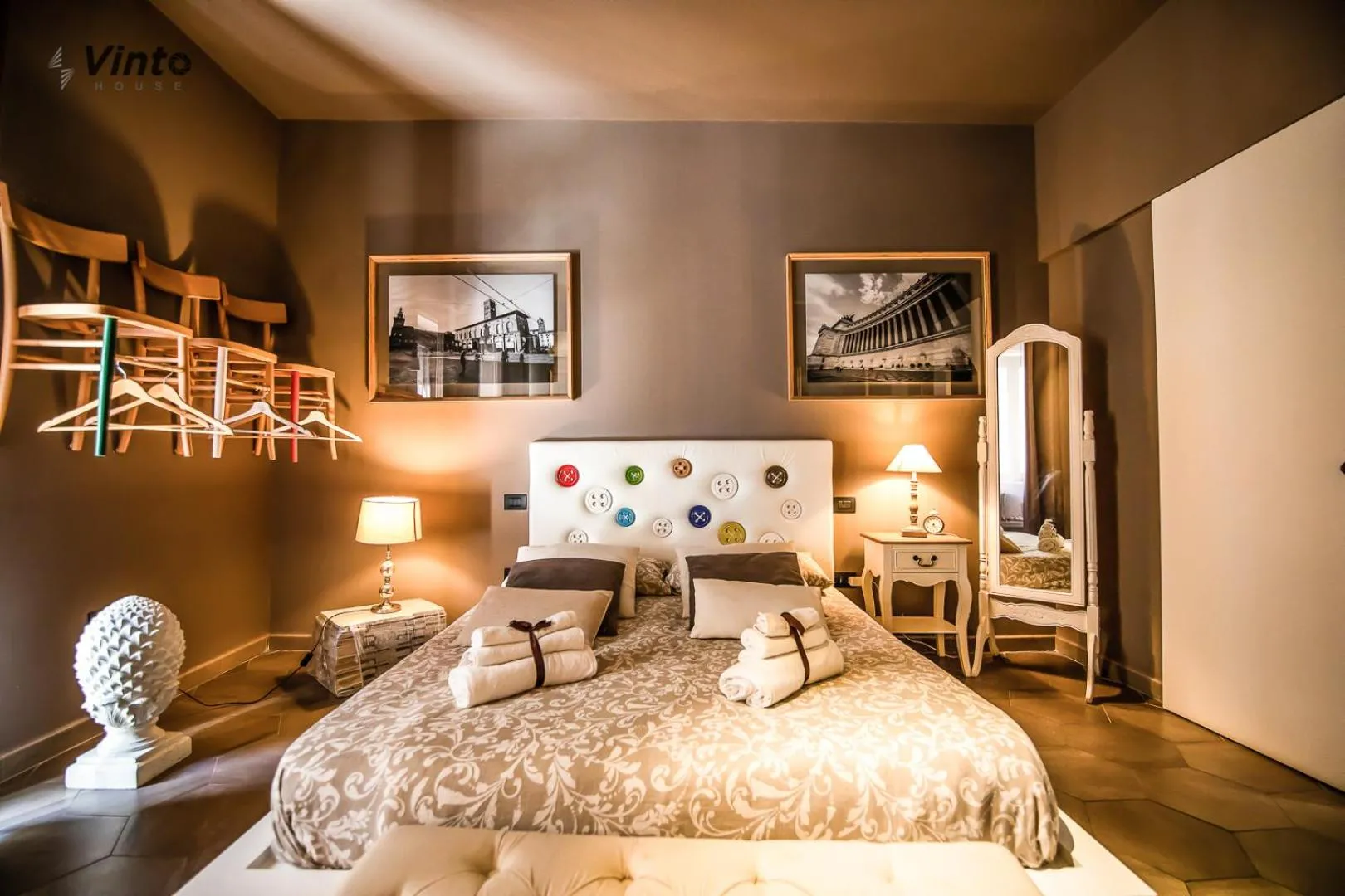 Bed in Vinto House Salerno Downtown
