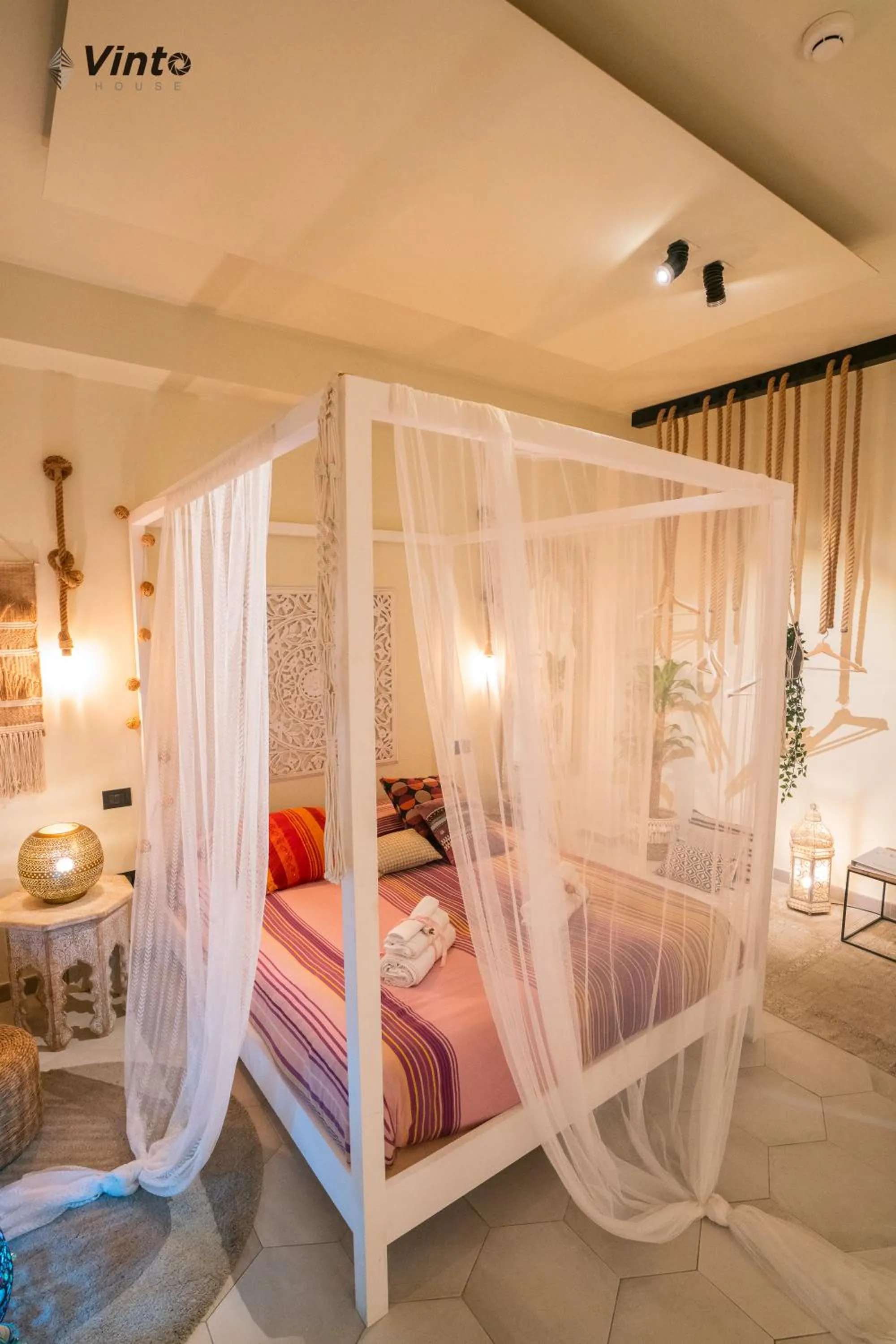 Bed in Vinto House Salerno Downtown