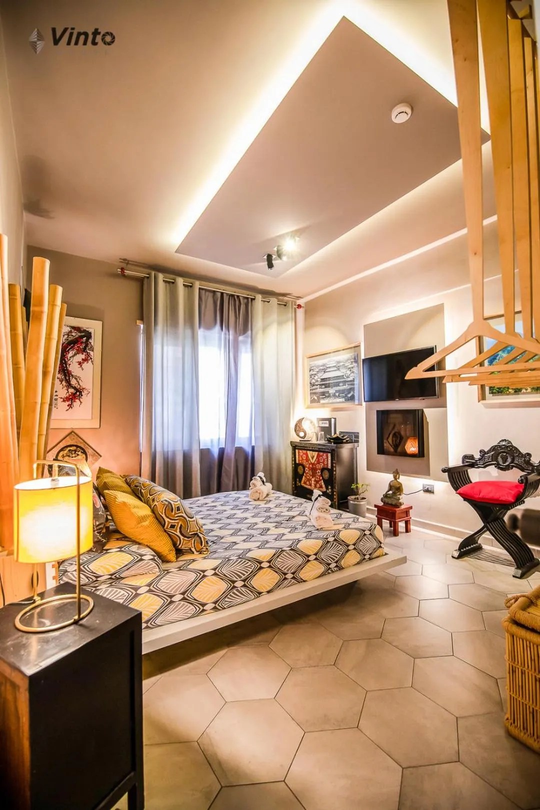 Bed in Vinto House Salerno Downtown