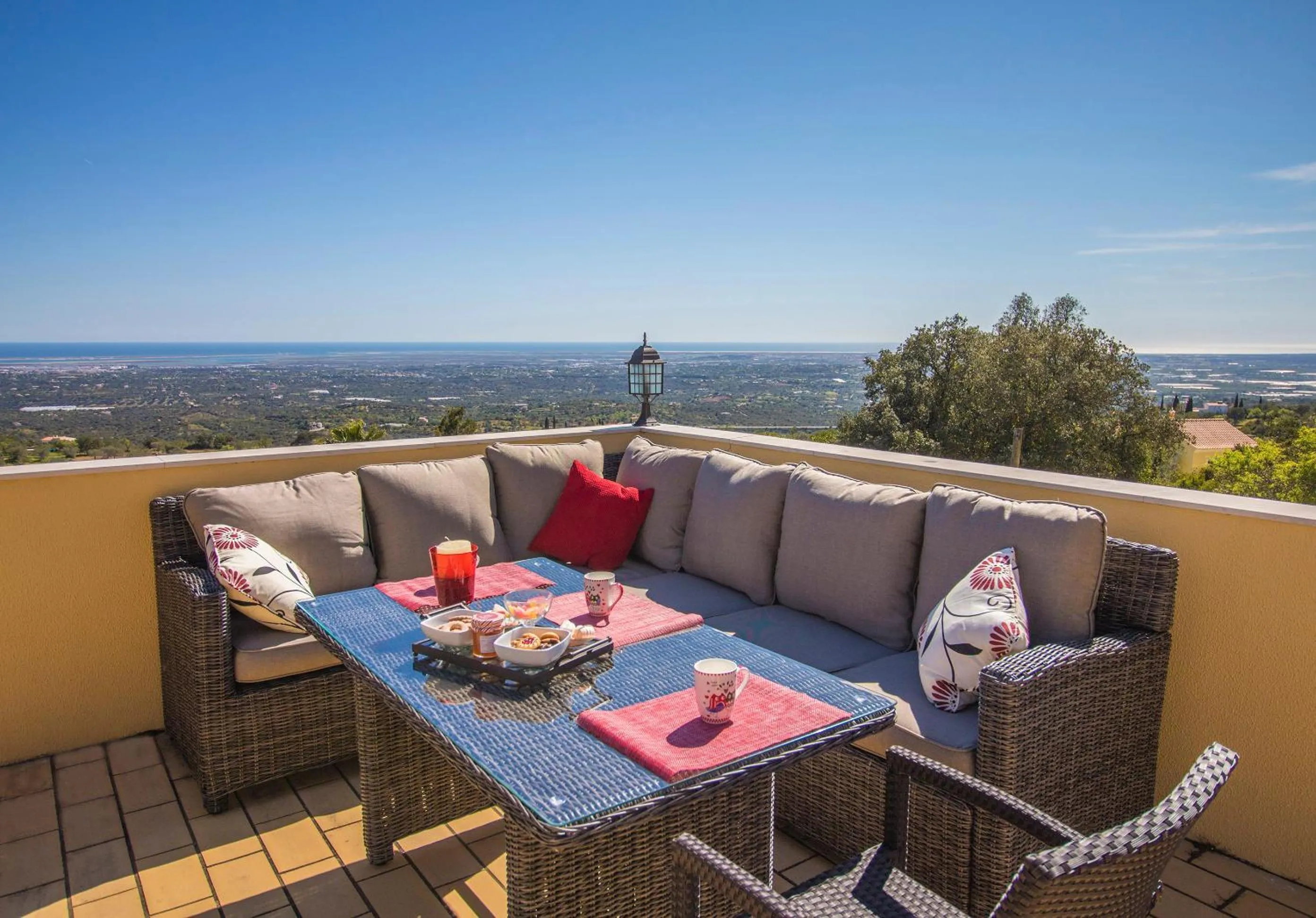 Patio in Villa Panoramica by Algarve Holidays