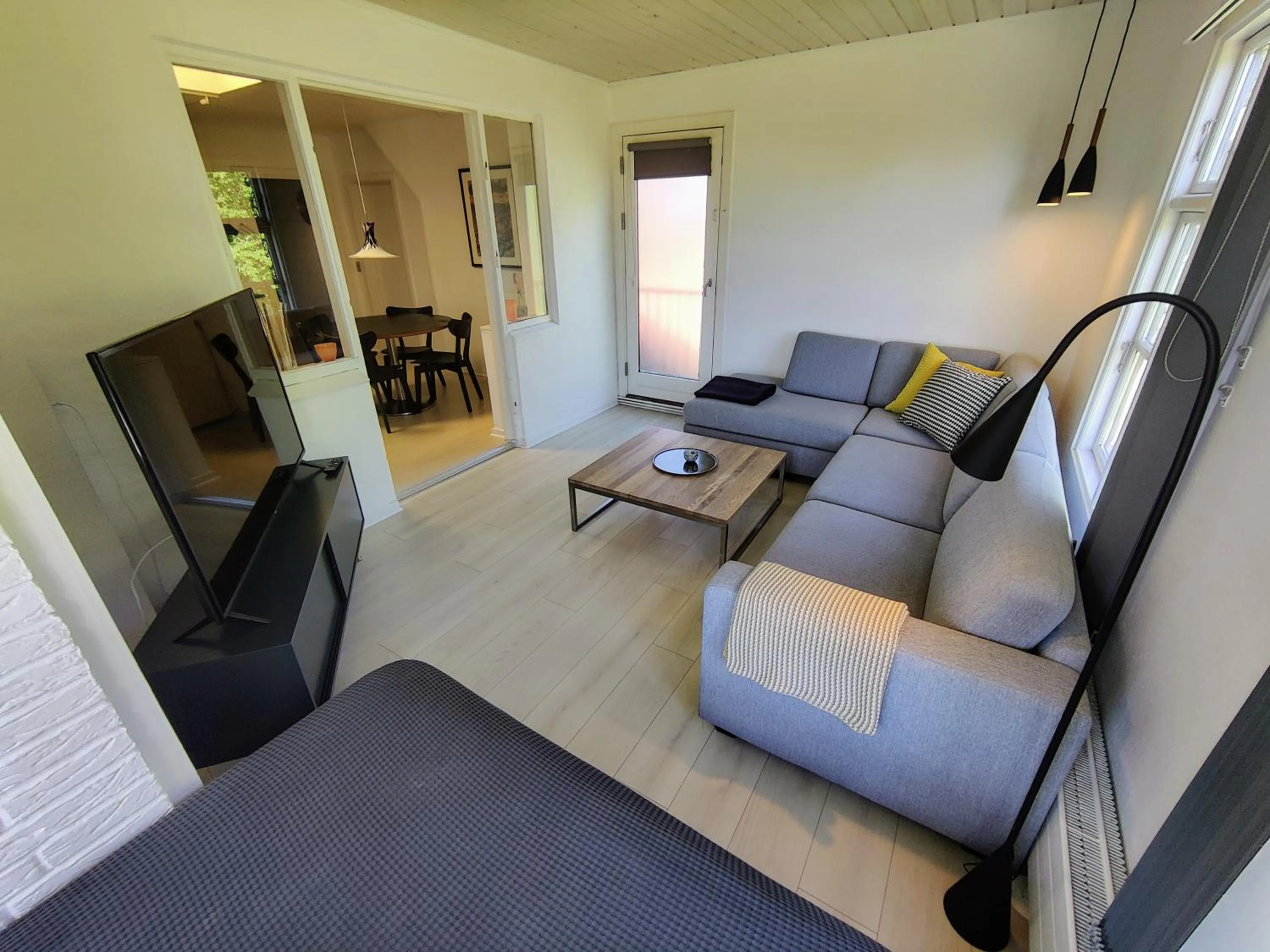 Living room in Provstegården Bed & Breakfast