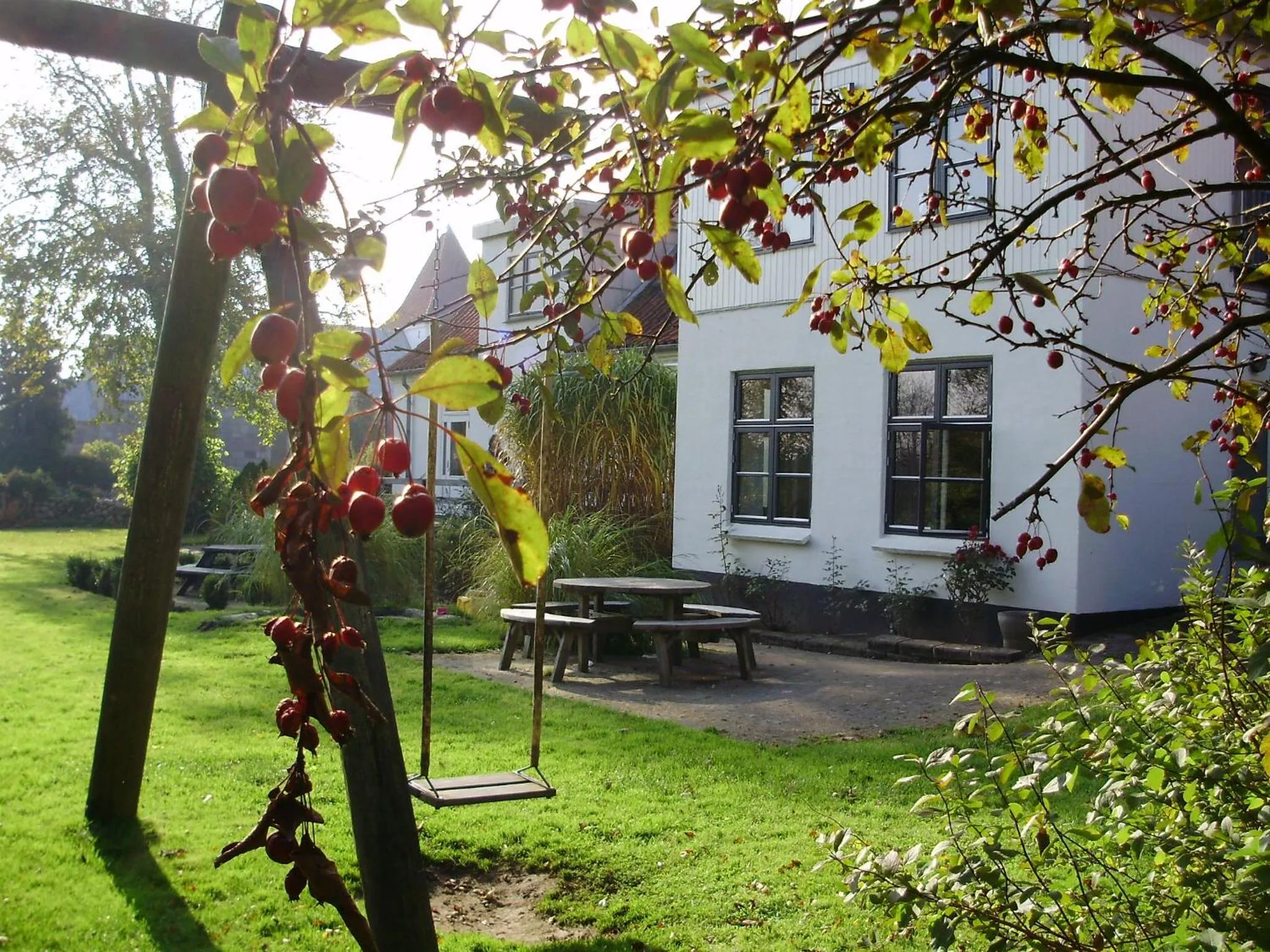 Patio in Provstegården Bed & Breakfast