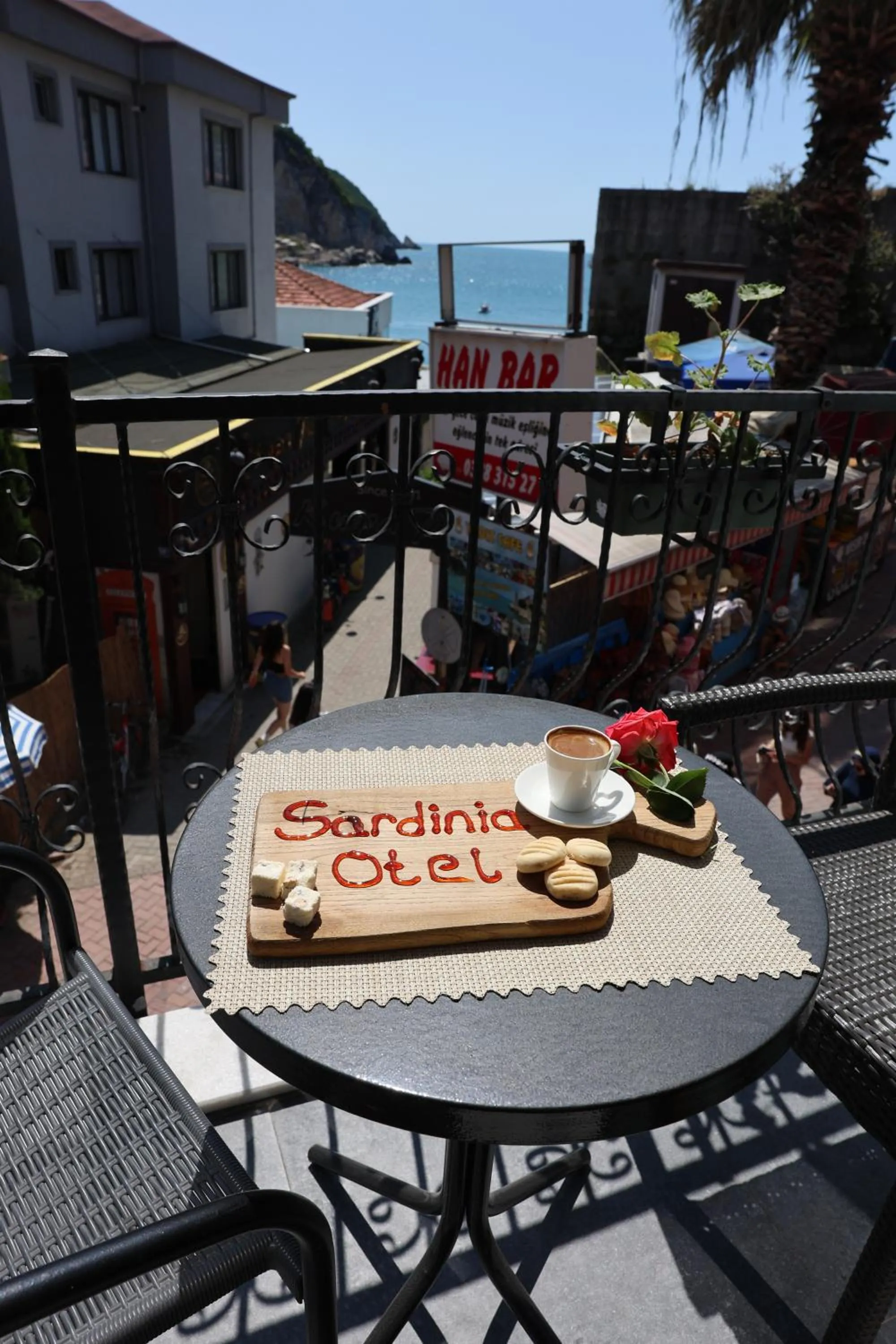 View (from property/room) in Sardinia Otel