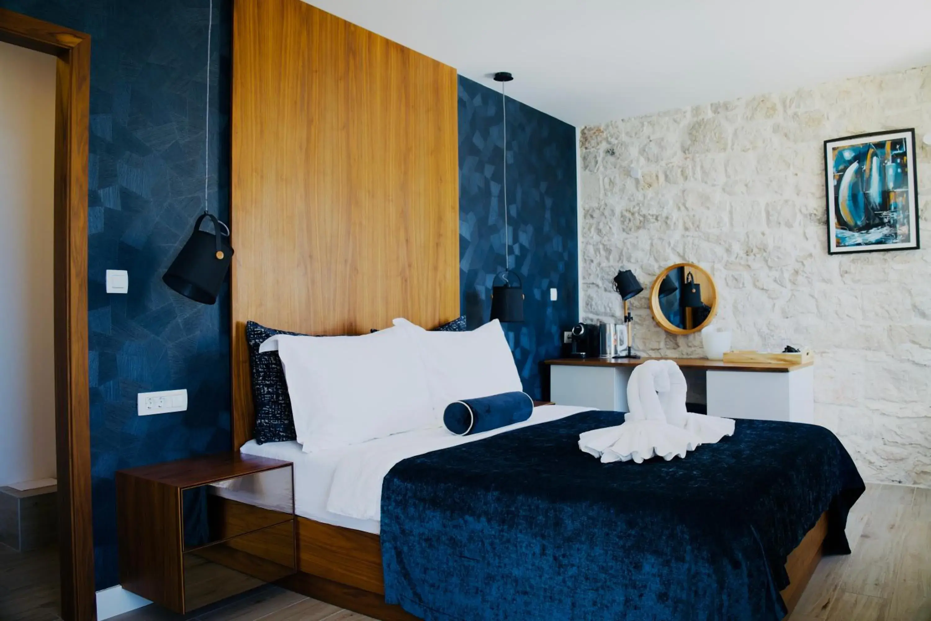 Queen Room with Balcony in Hvar Riva Rooms Queen Room with Balcony in Hvar Riva Rooms
