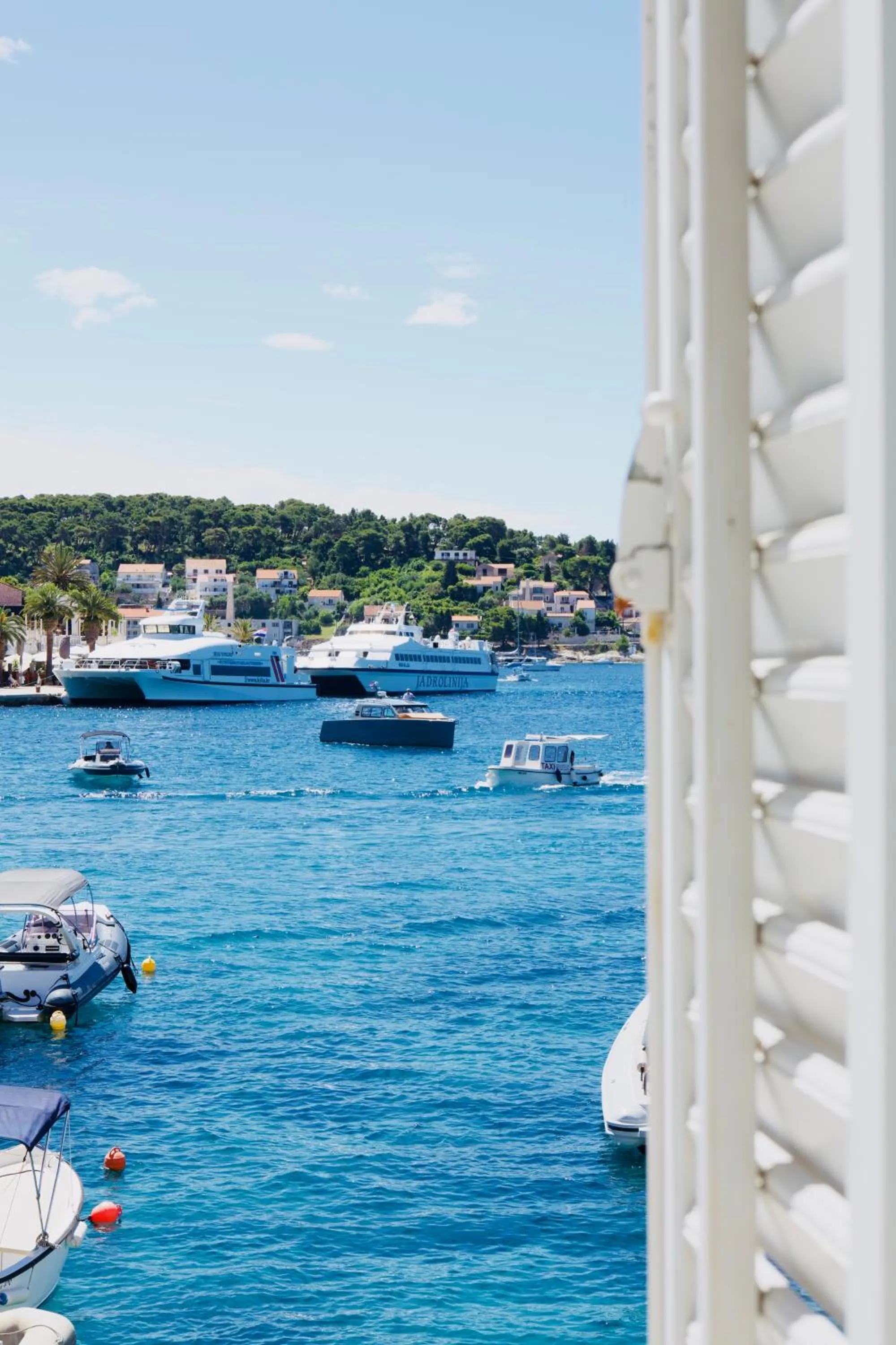 Sea view in Hvar Riva Rooms