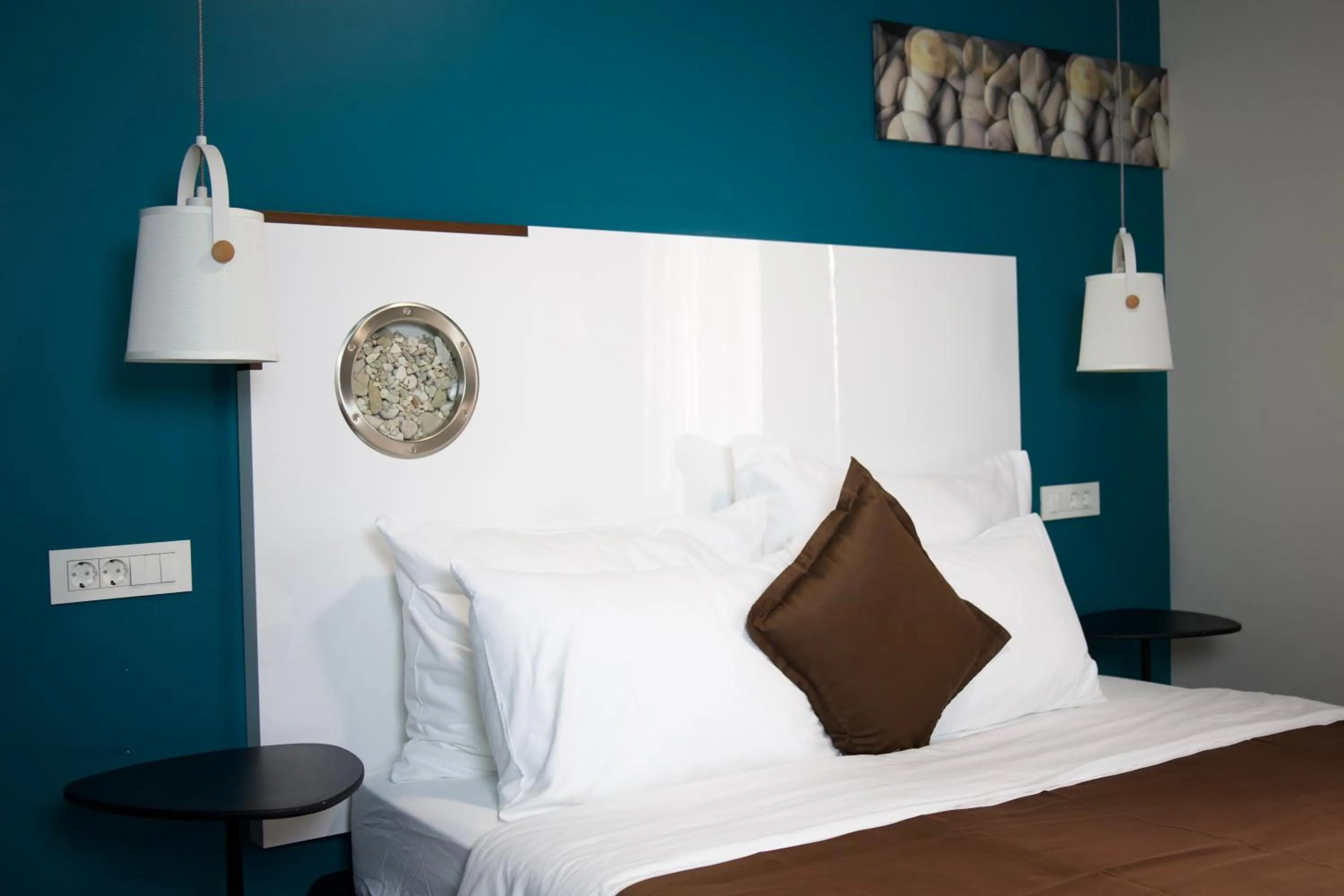 Bed in Hvar Riva Rooms