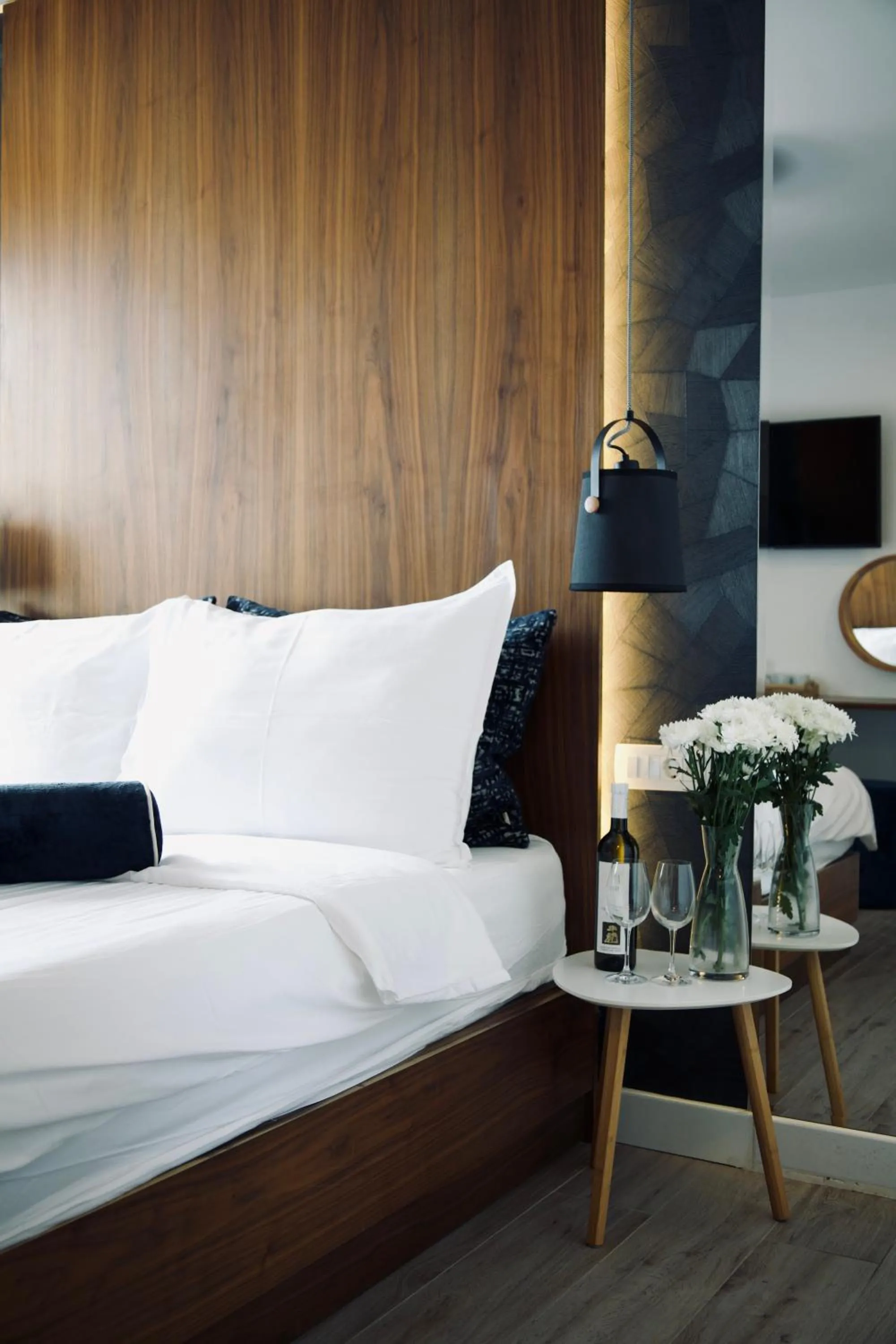 Bed in Hvar Riva Rooms