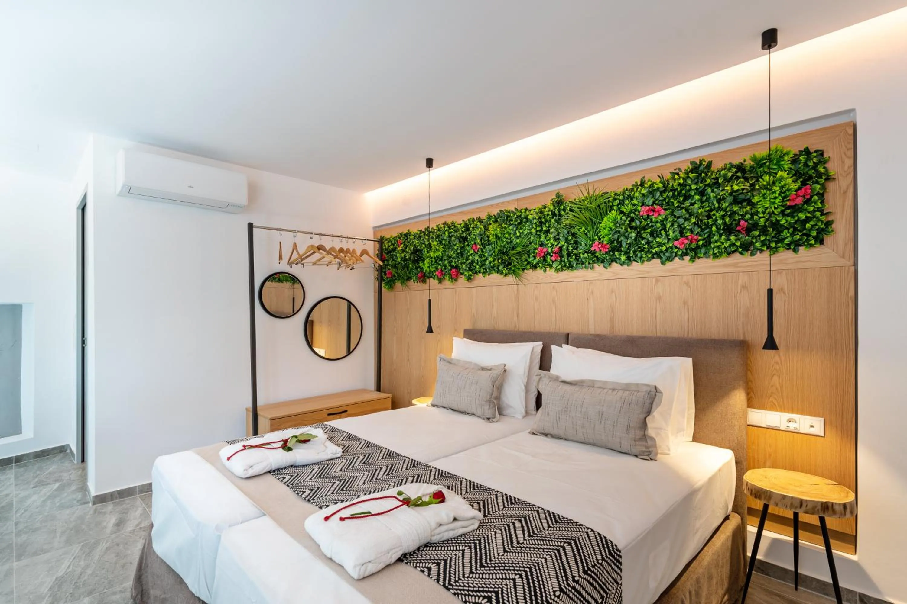 Bed in Delfina Boutique Hotel