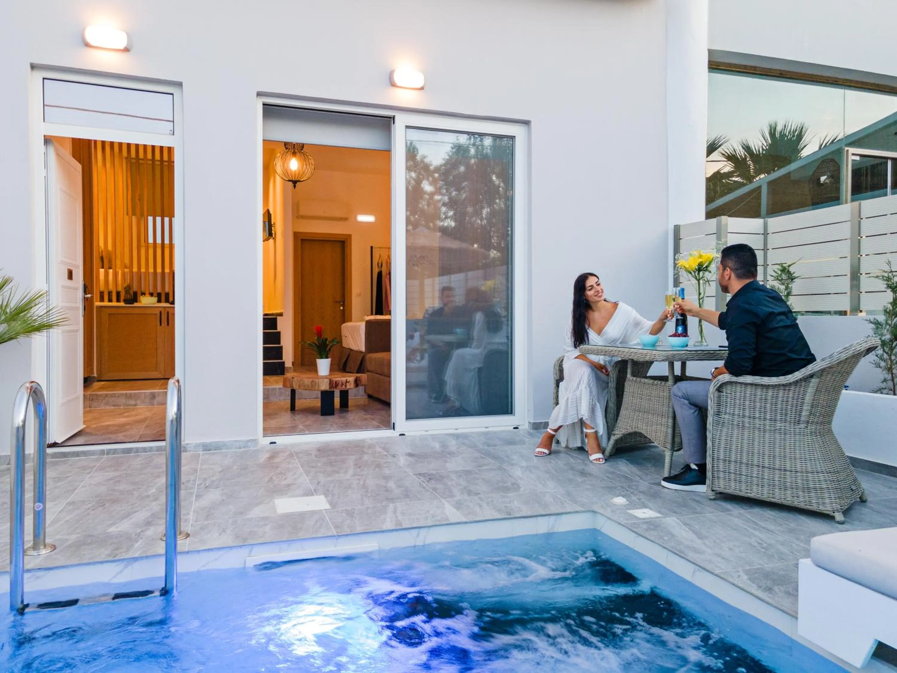 Swimming pool in Delfina Boutique Hotel