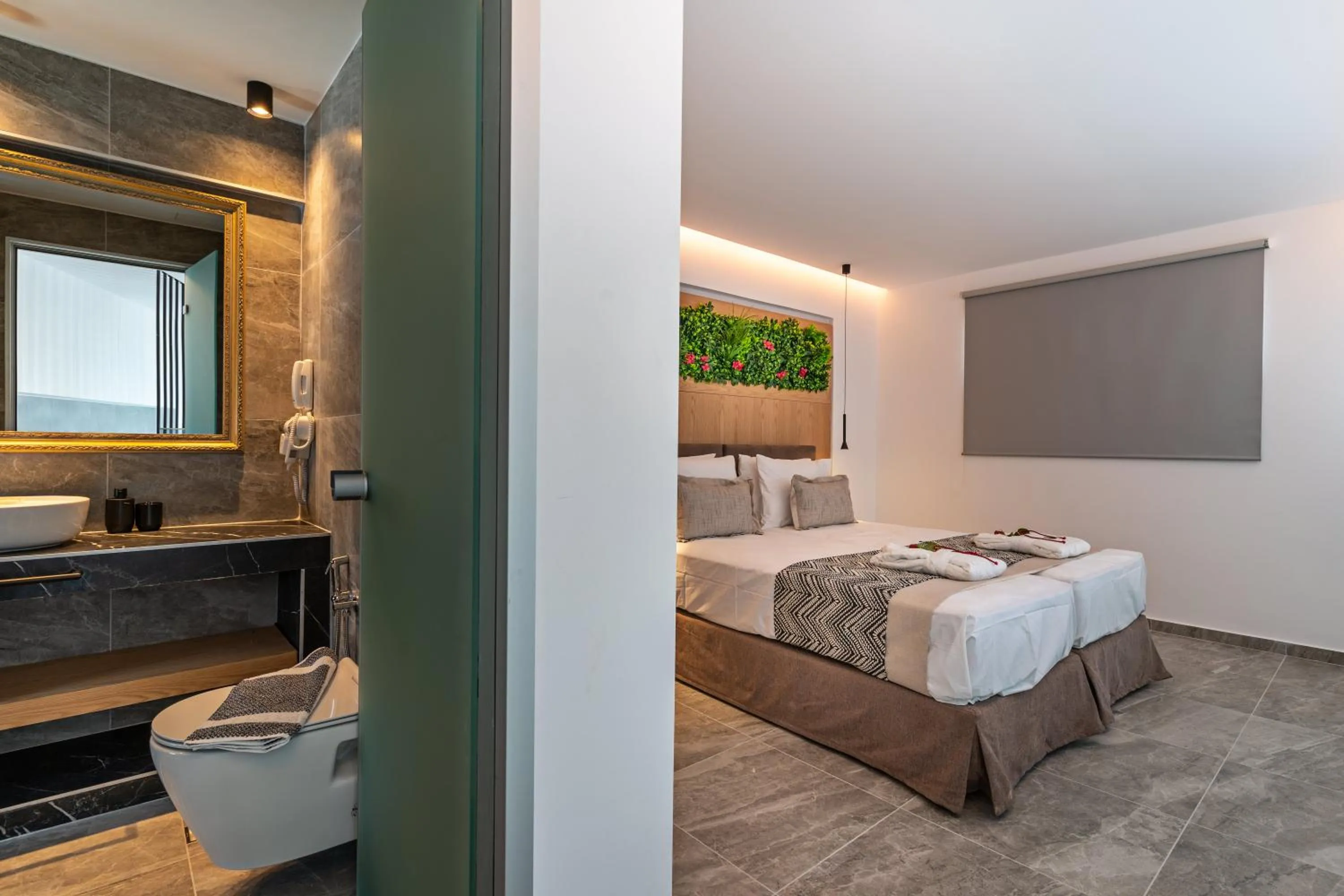 Bed in Delfina Boutique Hotel