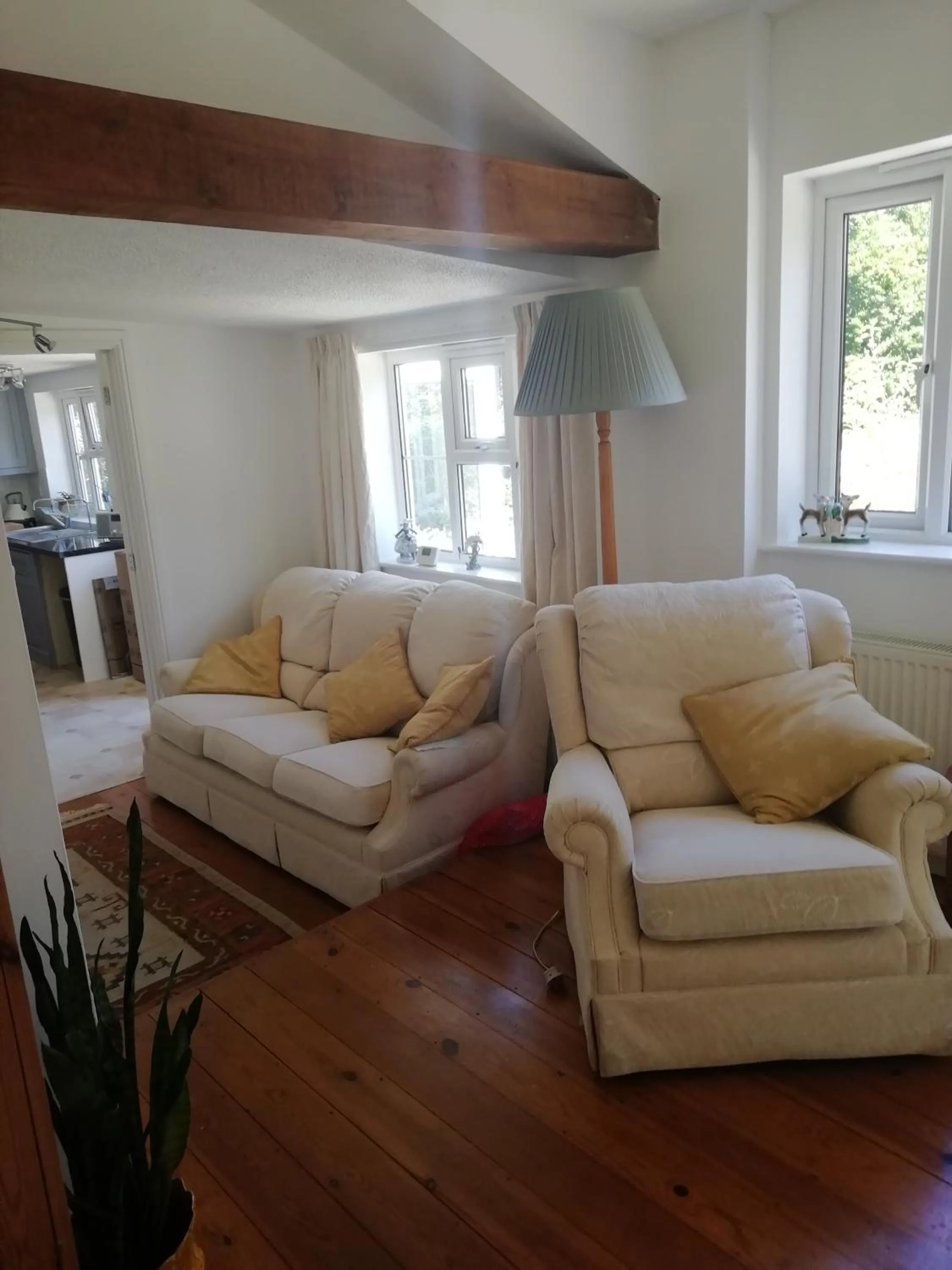 Living room in records place