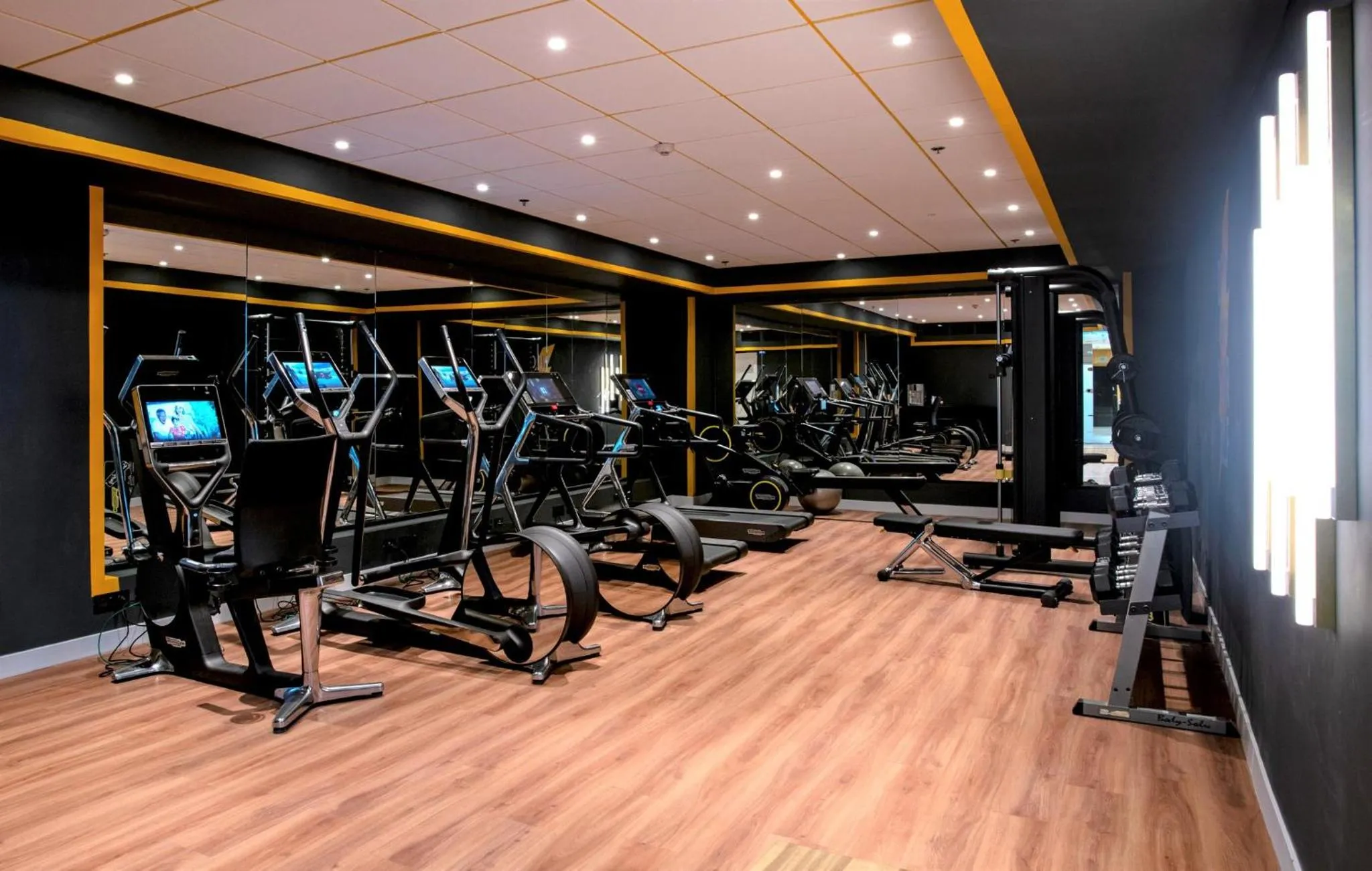 Fitness centre/facilities in Crowne Plaza Tel Aviv Beach by IHG