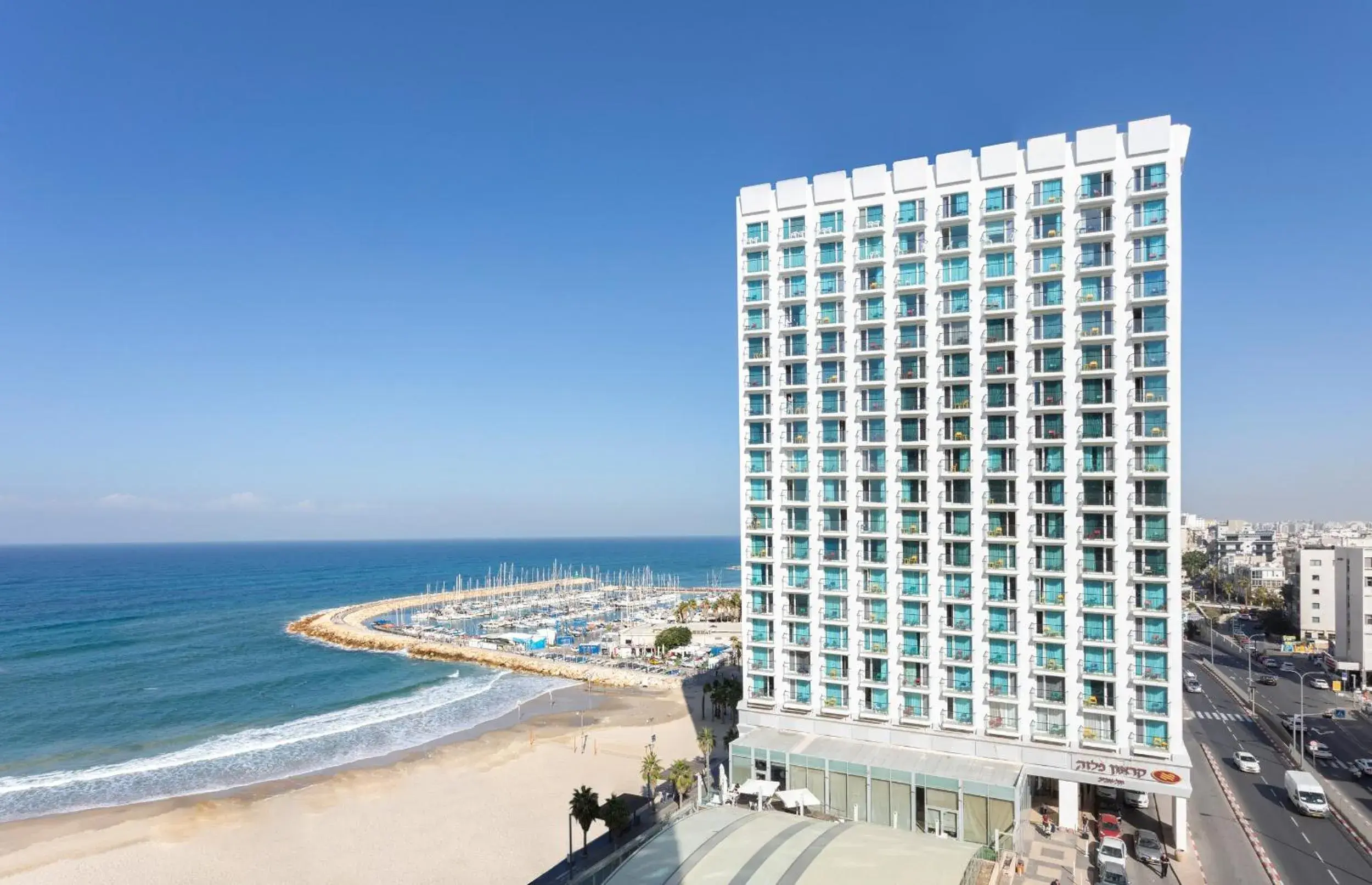 Property building in Crowne Plaza Tel Aviv Beach by IHG Property building in Crowne Plaza Tel Aviv Beach by IHG