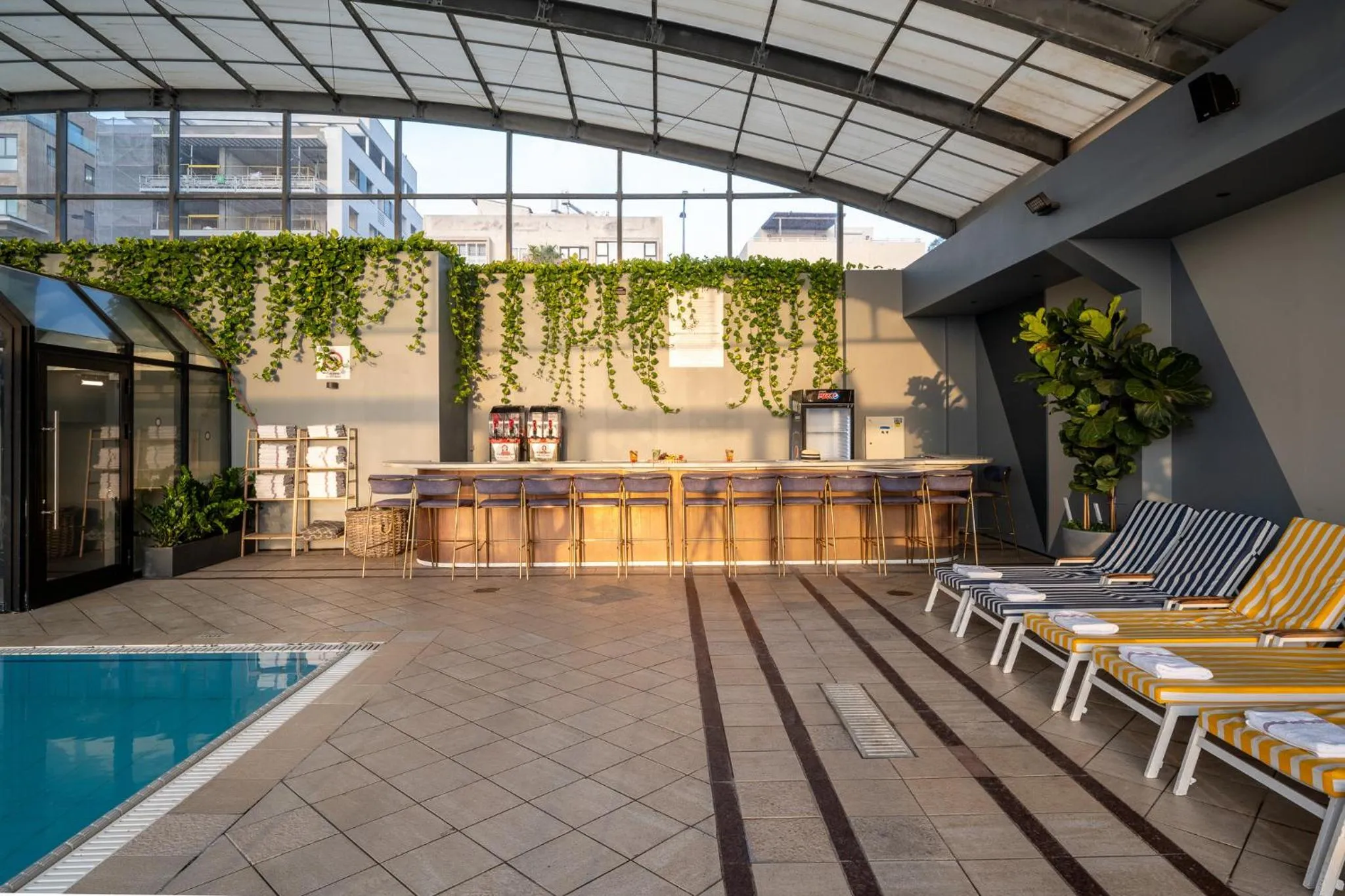 Swimming pool in Crowne Plaza Tel Aviv Beach by IHG