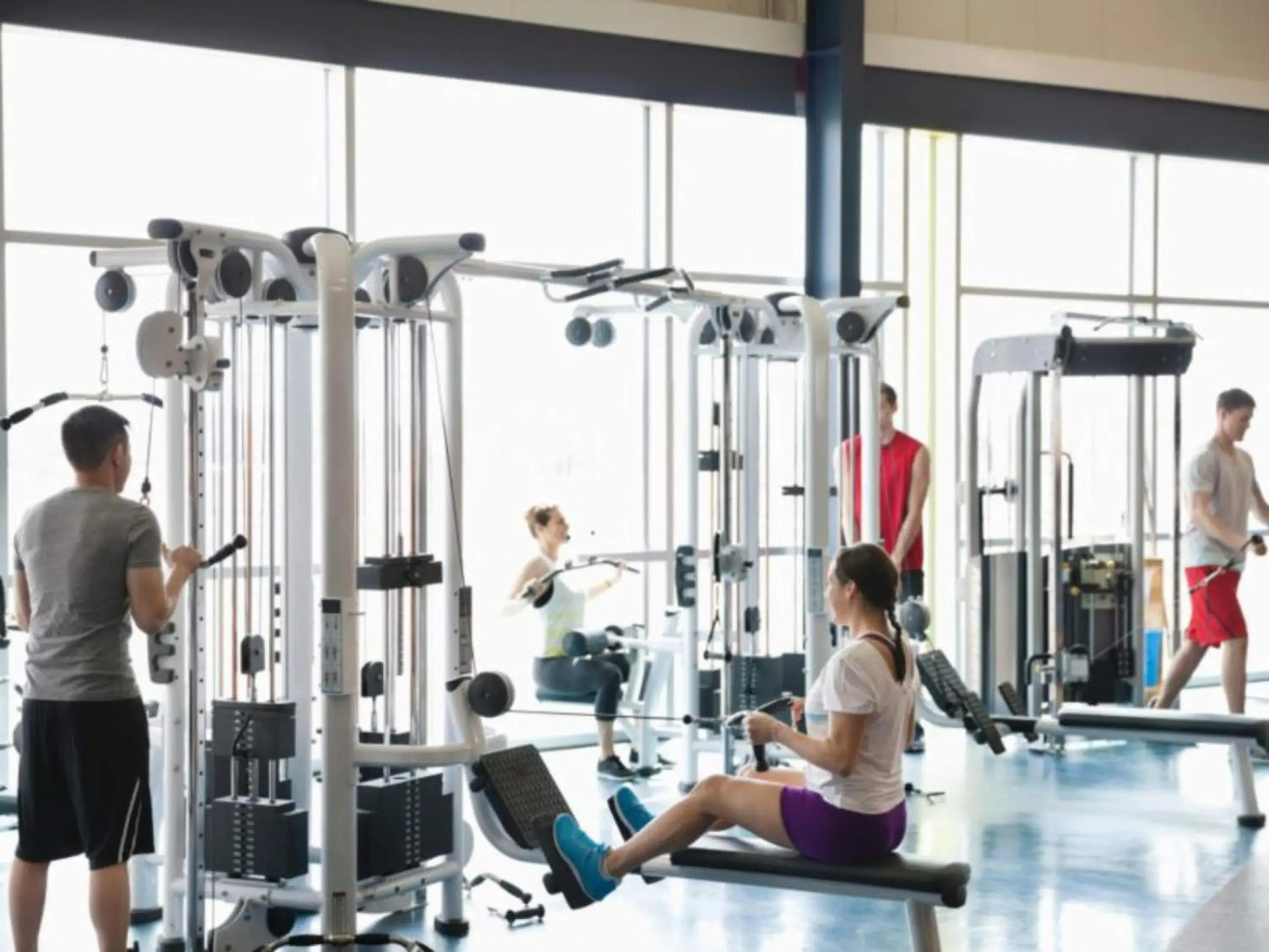 Fitness centre/facilities in Crowne Plaza Tel Aviv Beach by IHG Fitness centre/facilities in Crowne Plaza Tel Aviv Beach by IHG
