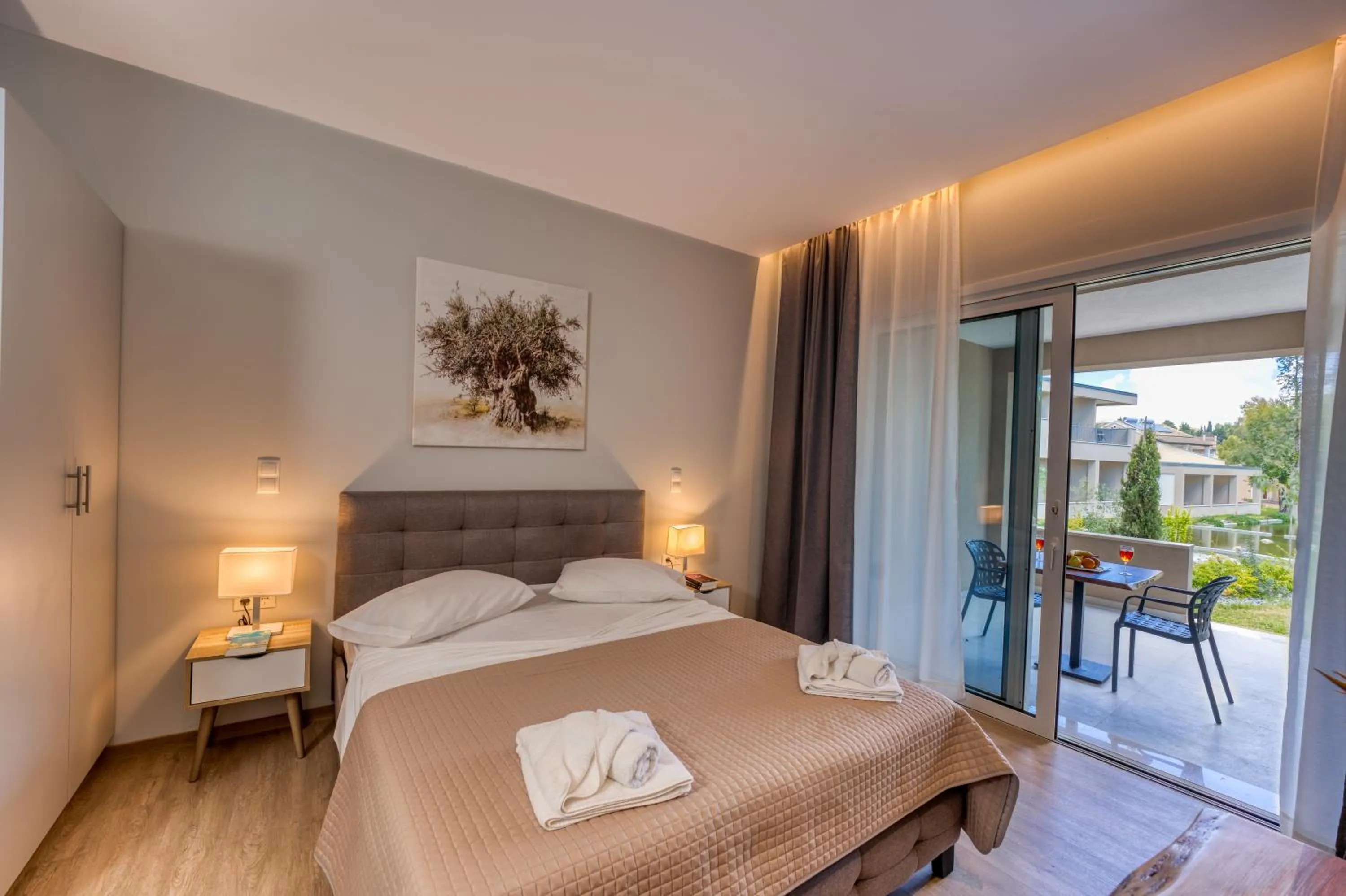 Bedroom, Bed in Folies Corfu Town Hotel Apartments