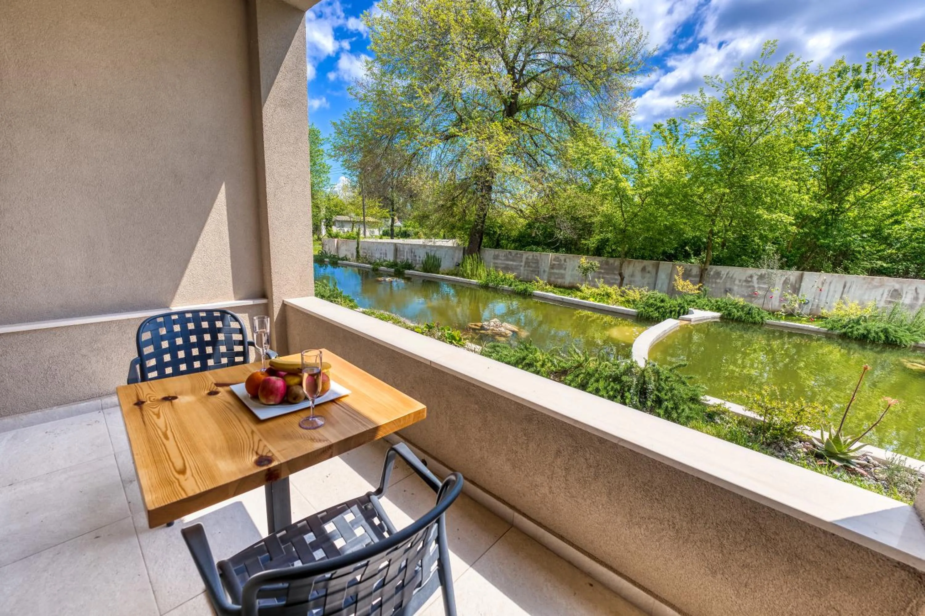 Garden view in Folies Corfu Town Hotel Apartments
