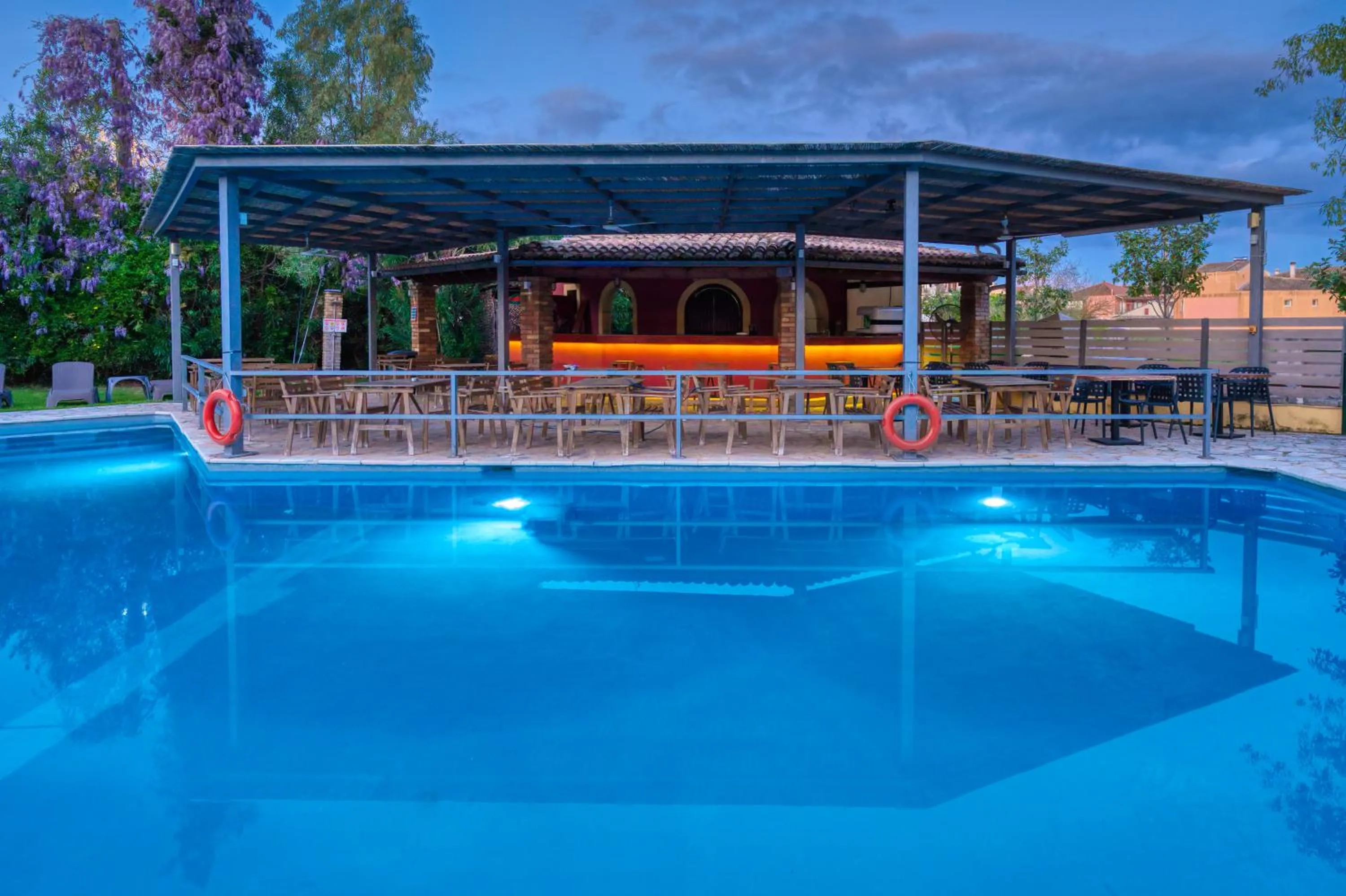 Swimming pool in Folies Corfu Town Hotel Apartments