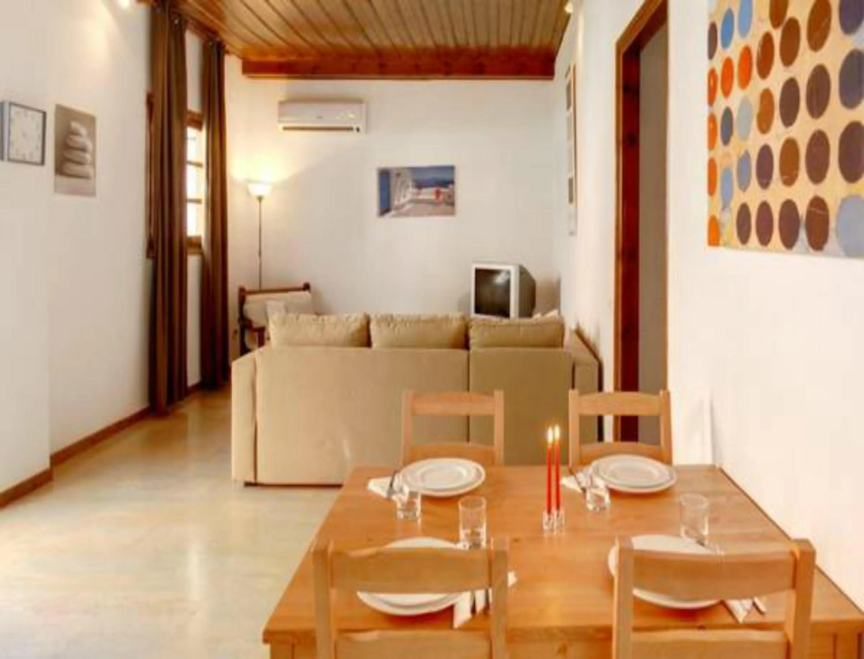 Living room in Folies Corfu Town Hotel Apartments