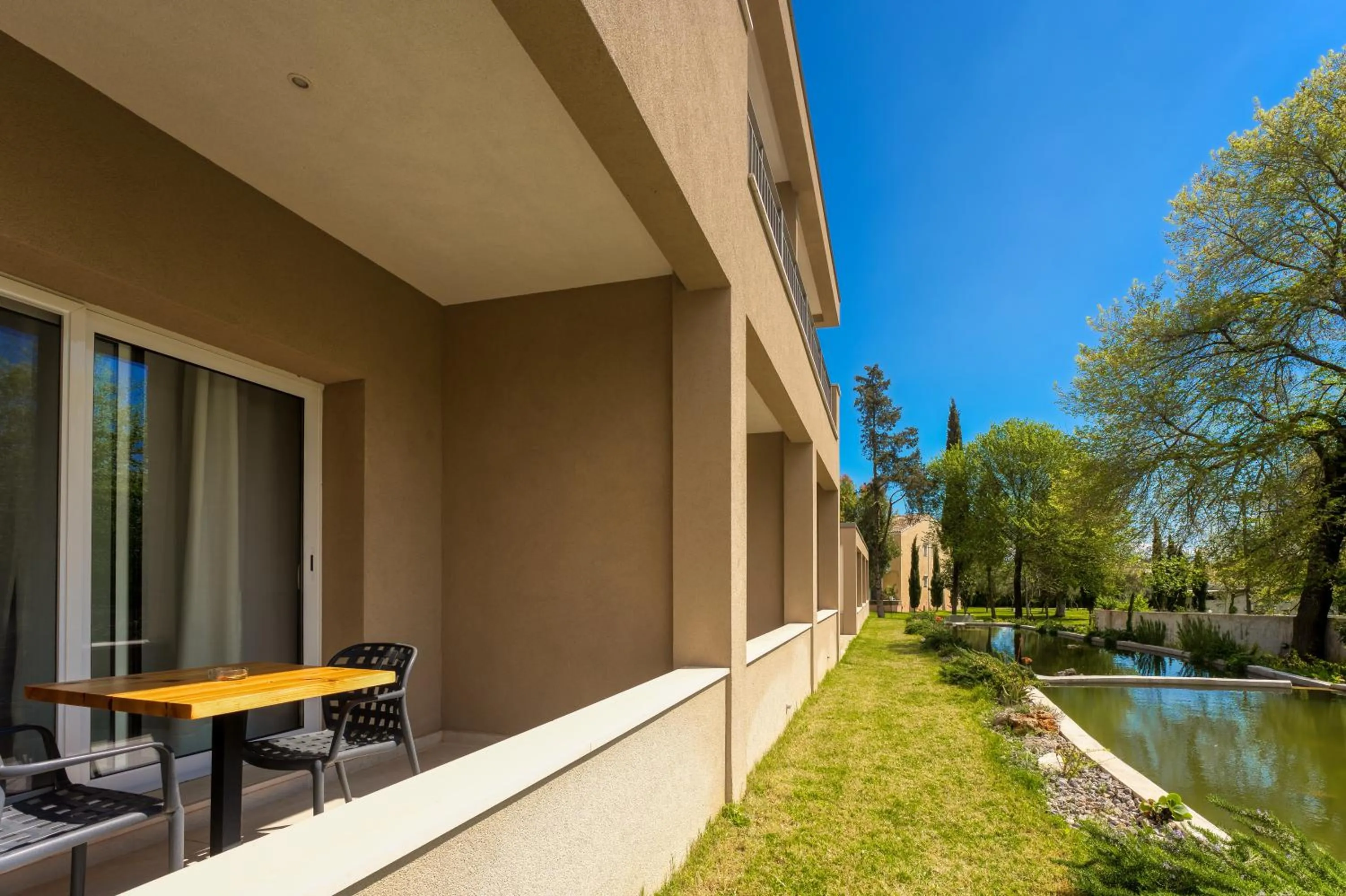 Balcony/Terrace in Folies Corfu Town Hotel Apartments