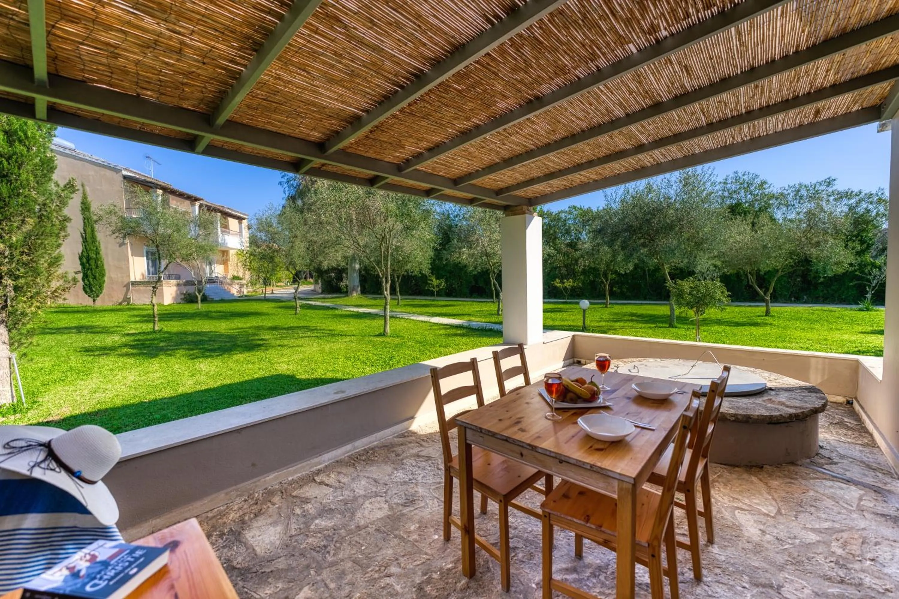 Garden view in Folies Corfu Town Hotel Apartments