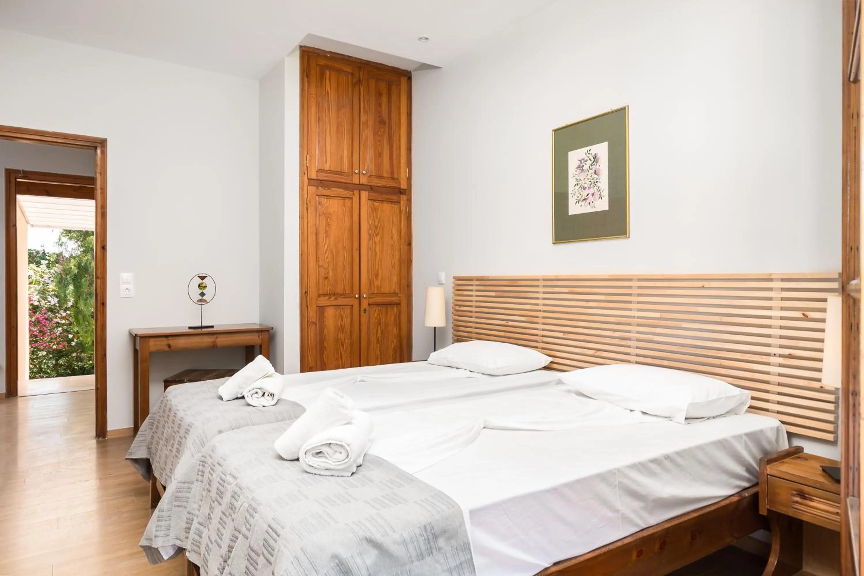 Bed in Folies Corfu Town Hotel Apartments