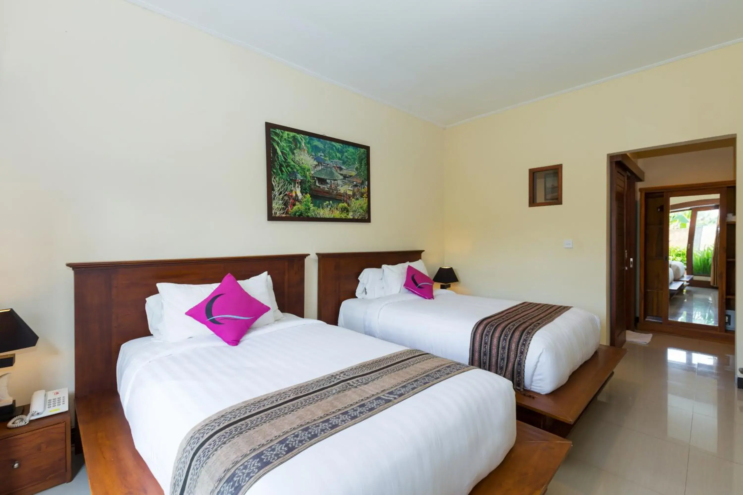 Pool view in The Dewi Canggu Villa Pool view in The Dewi Canggu Villa