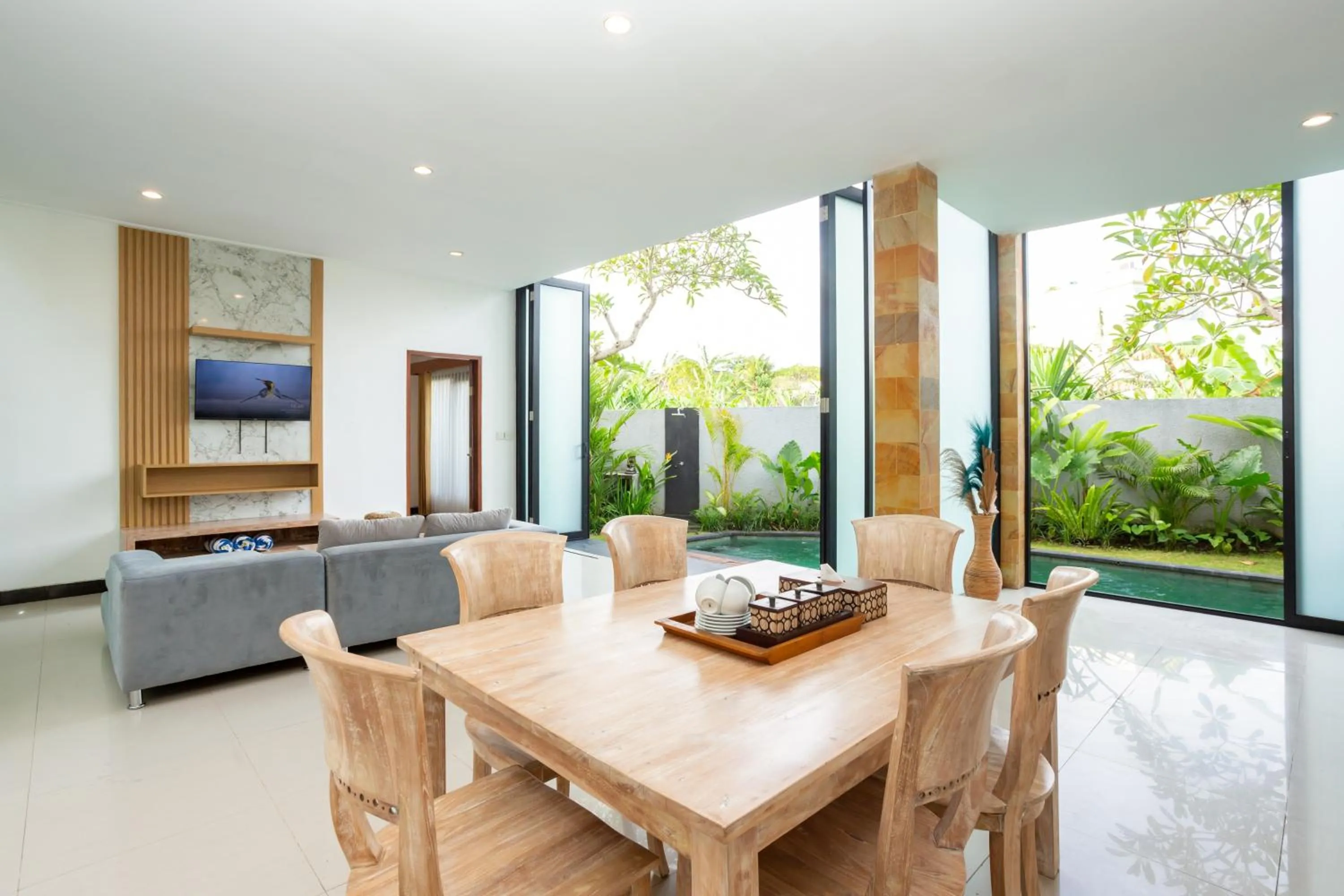 Living room in The Dewi Canggu Villa
