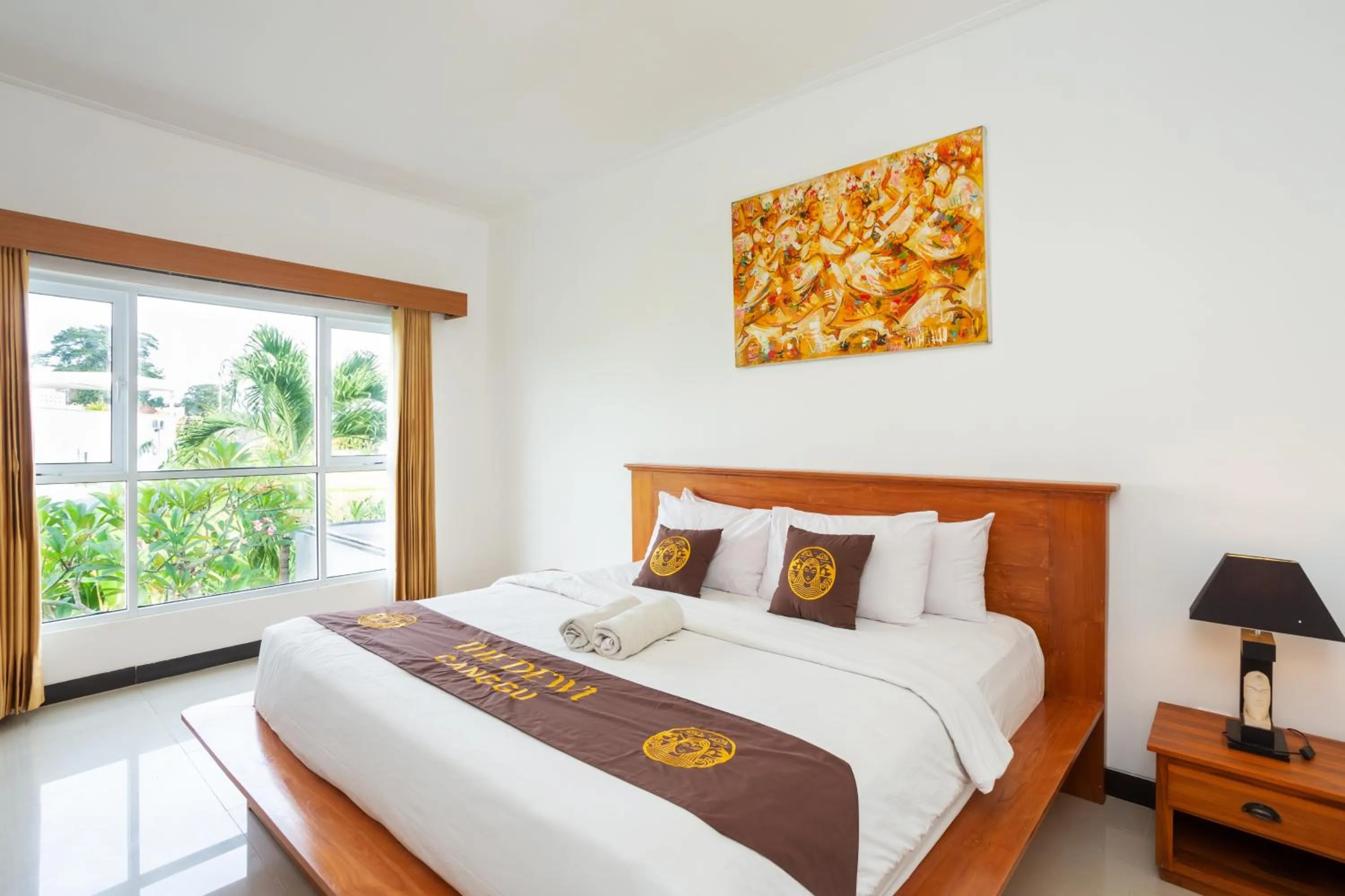 Bed in The Dewi Canggu Villa