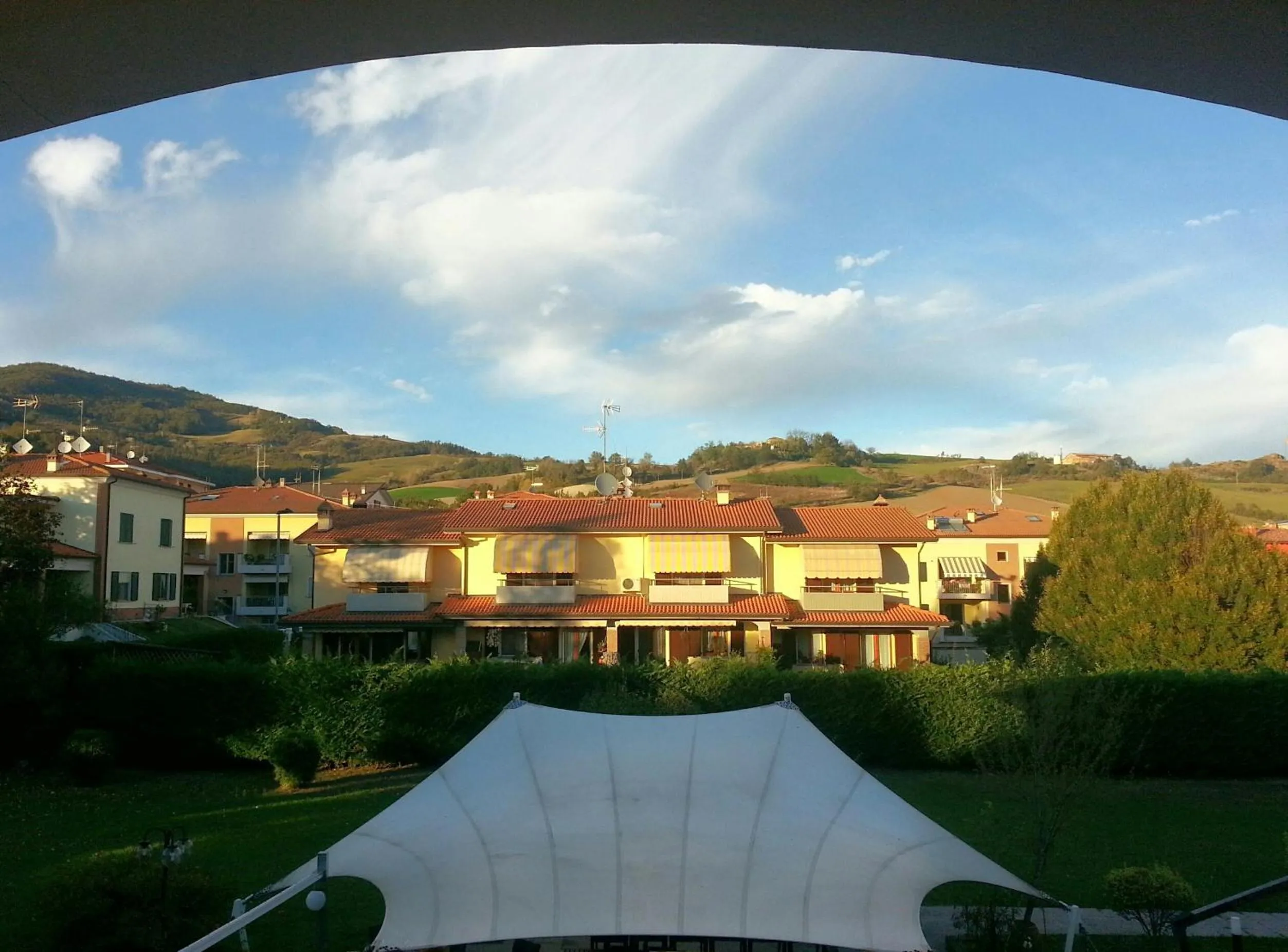 Balcony/Terrace in Albergo Della Roccia