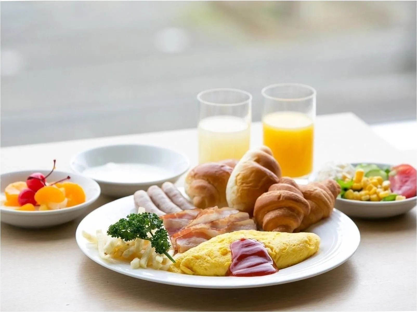 Food close-up in Yokohama Techno Tower Hotel