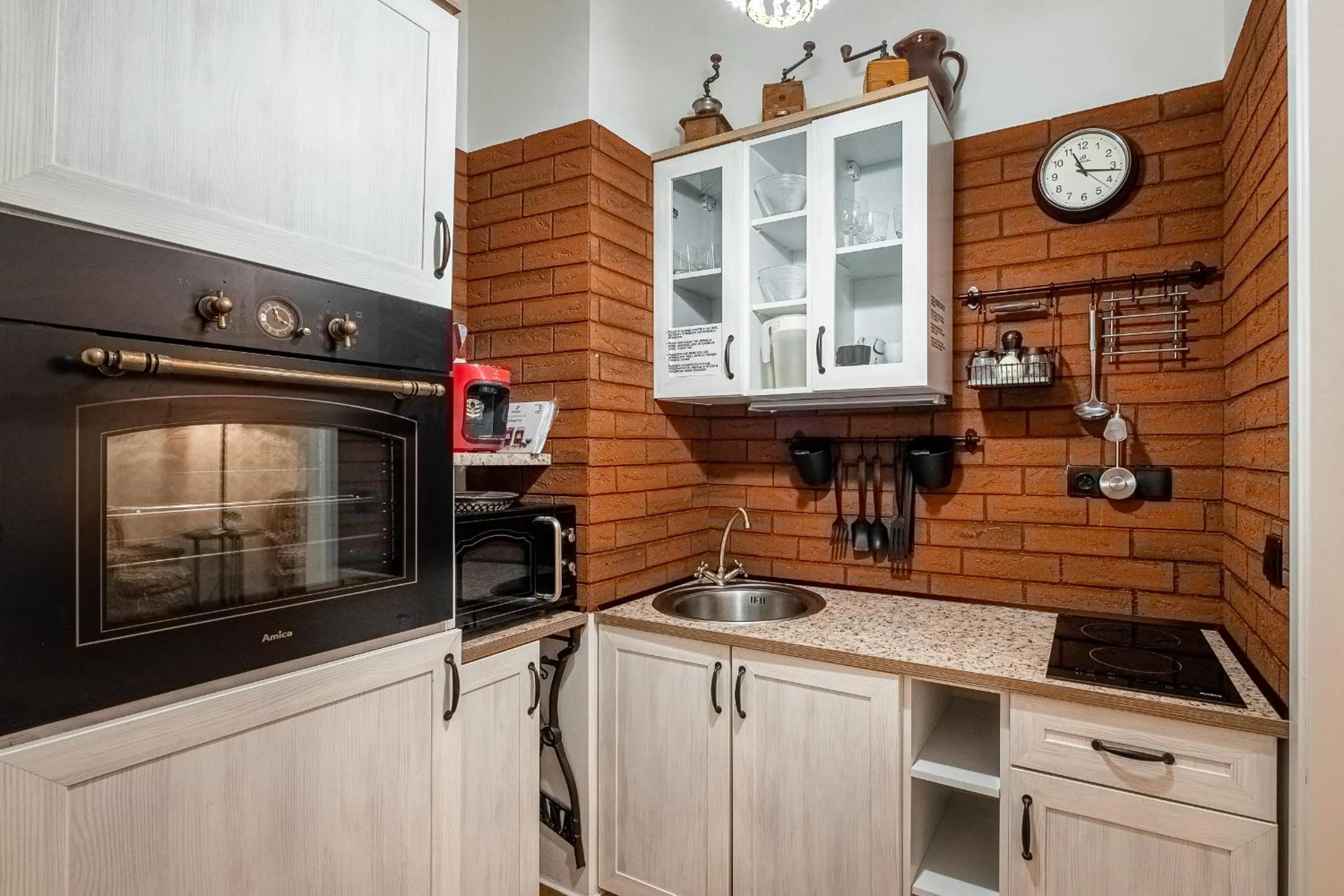 Kitchen or kitchenette in St. Terezie - Baroque Residence