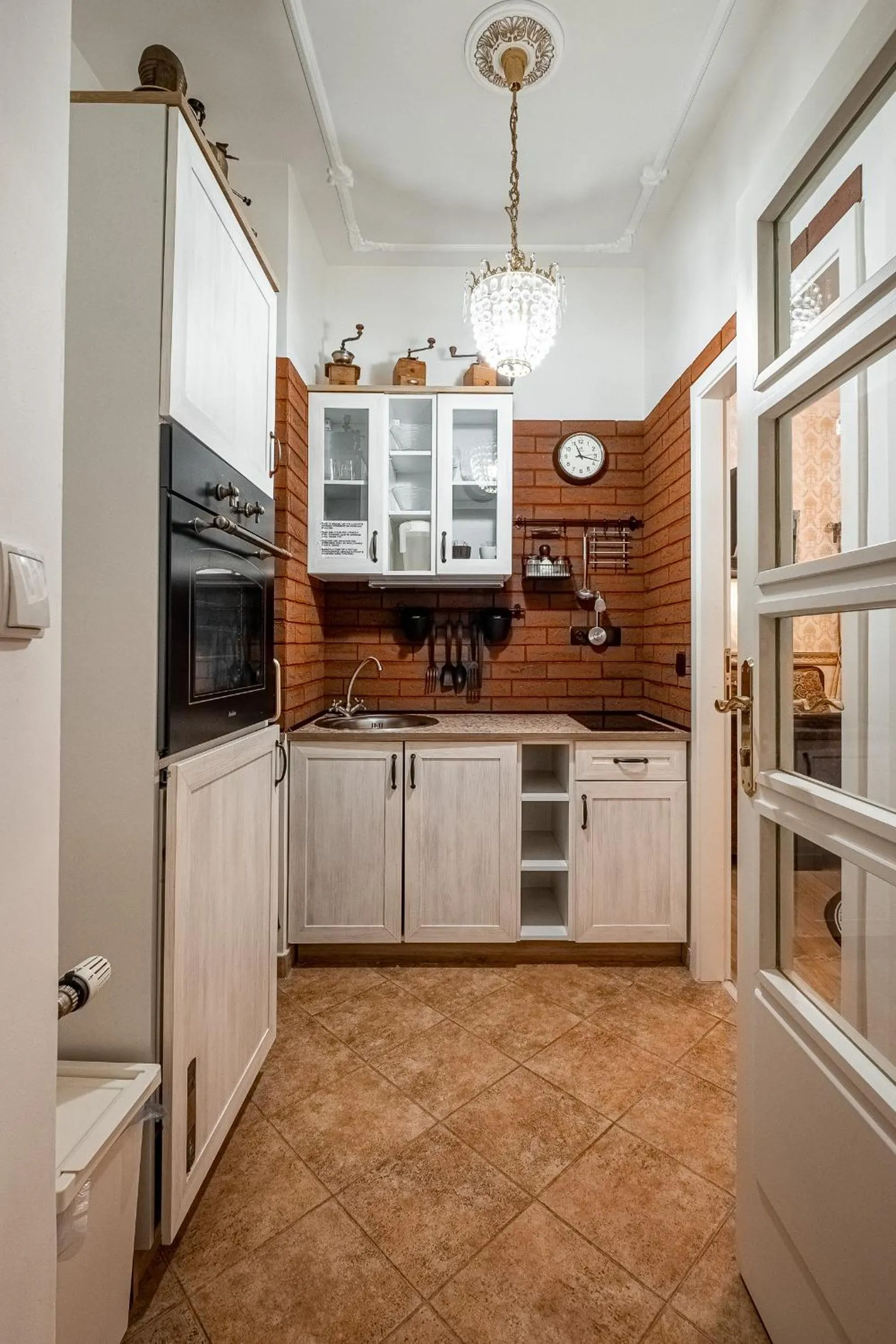Kitchen or kitchenette in St. Terezie - Baroque Residence
