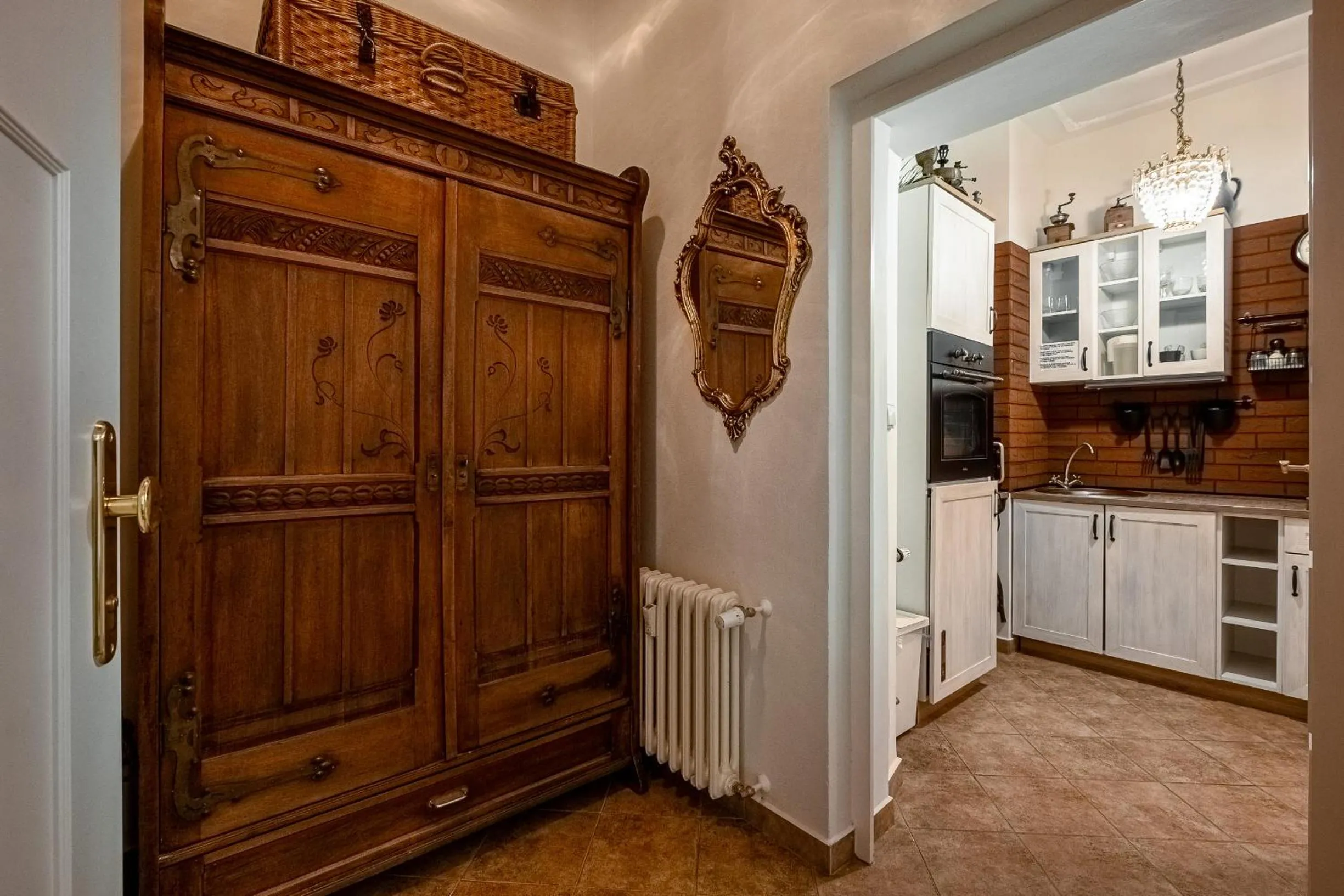 Kitchen or kitchenette in St. Terezie - Baroque Residence