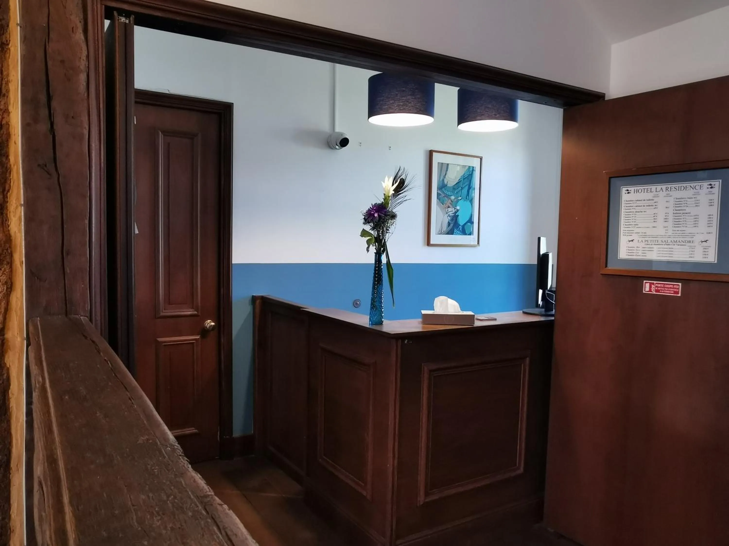 Lobby or reception in Hotel La Résidence Manoir De La Salamandre