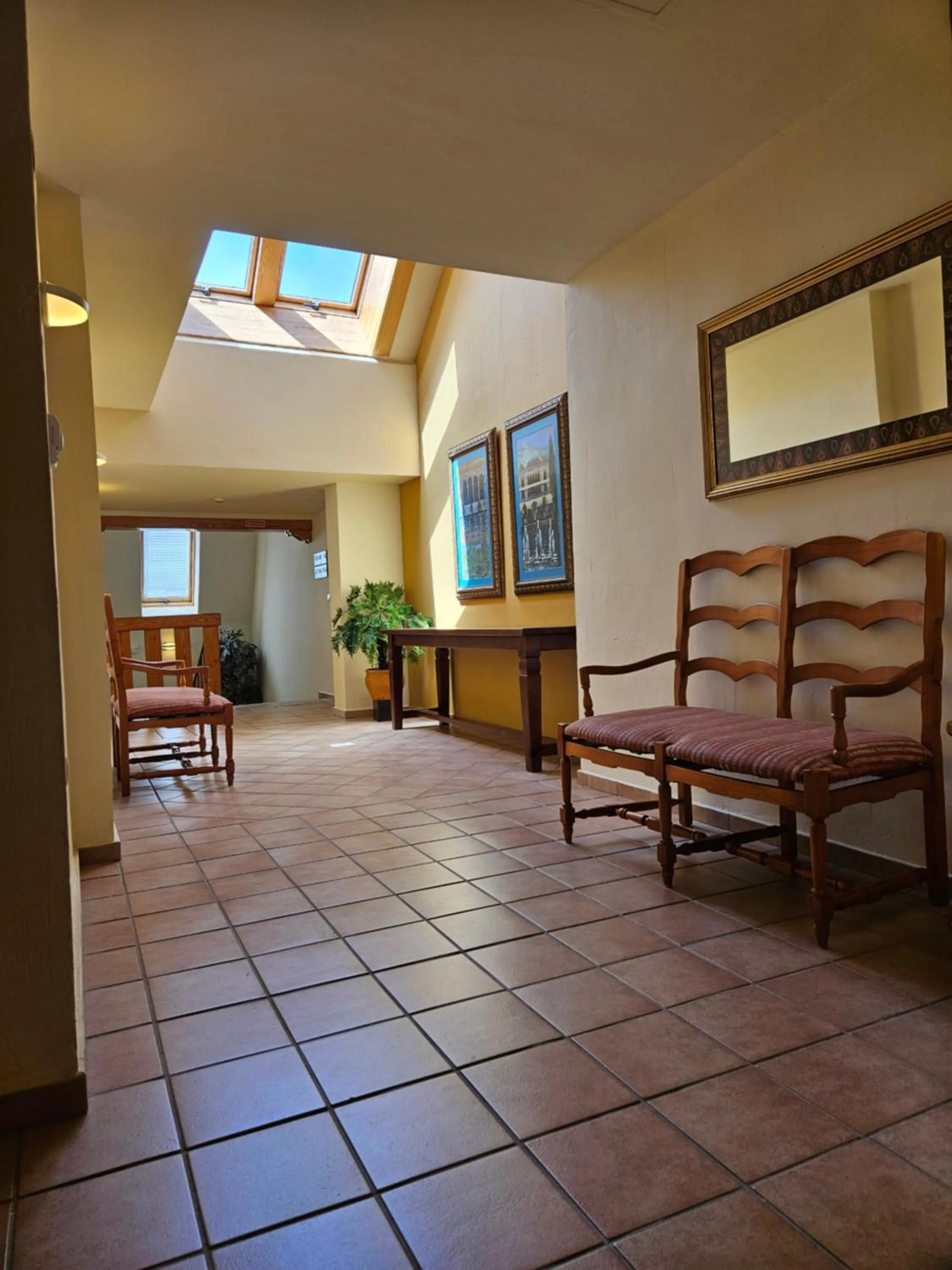Seating area in Hotel Telecabina