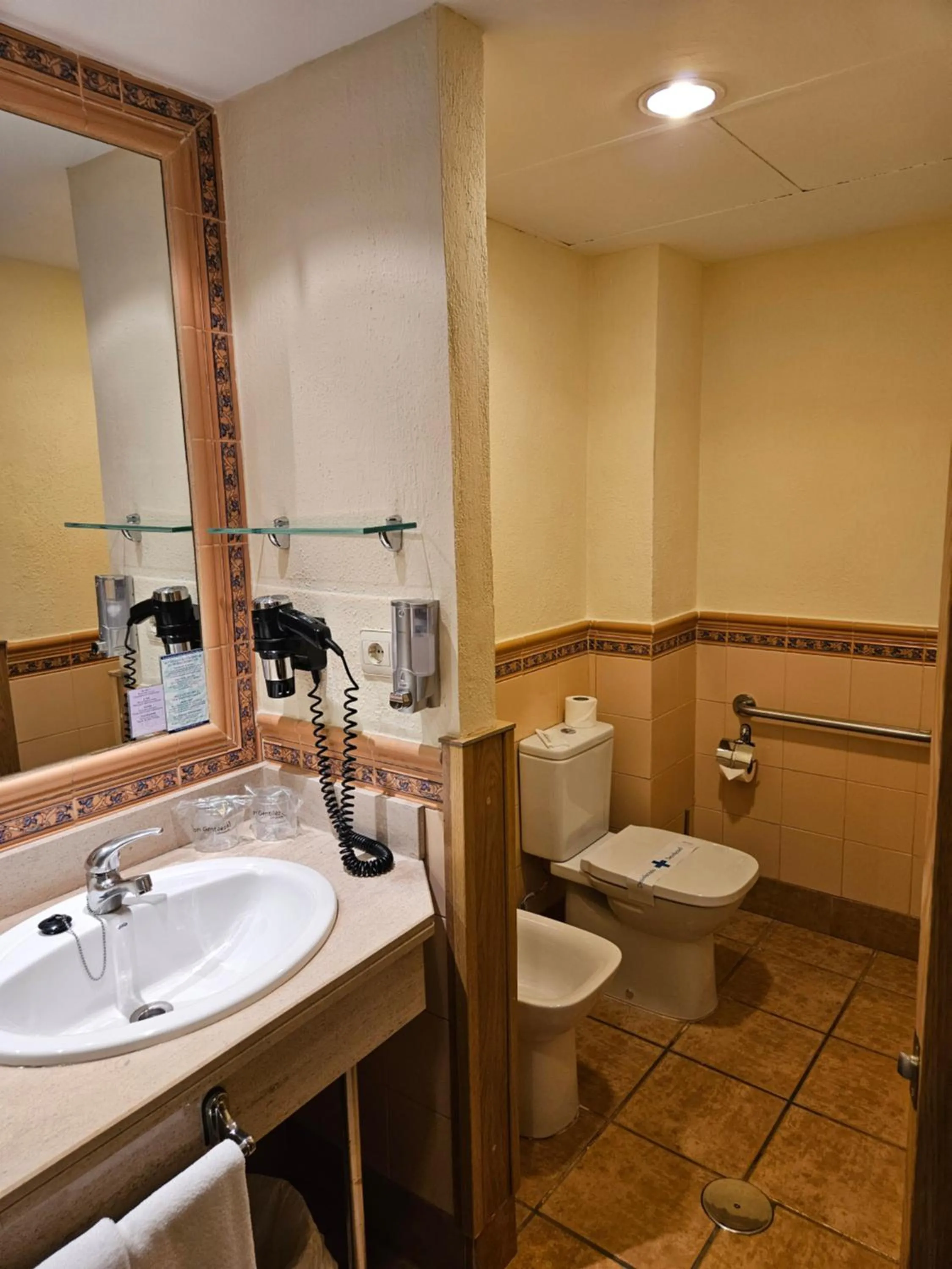 Bathroom in Hotel Telecabina