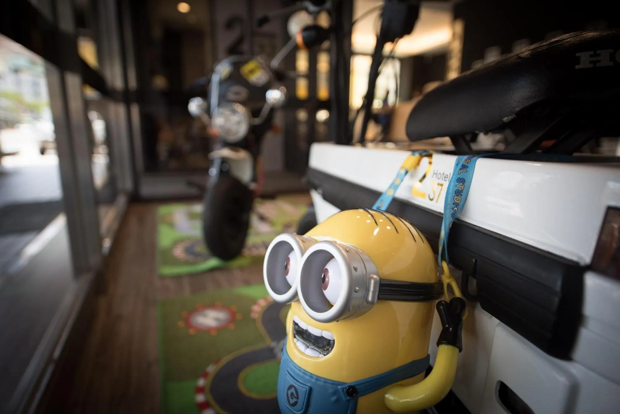 Decorative detail in 237 Hotel