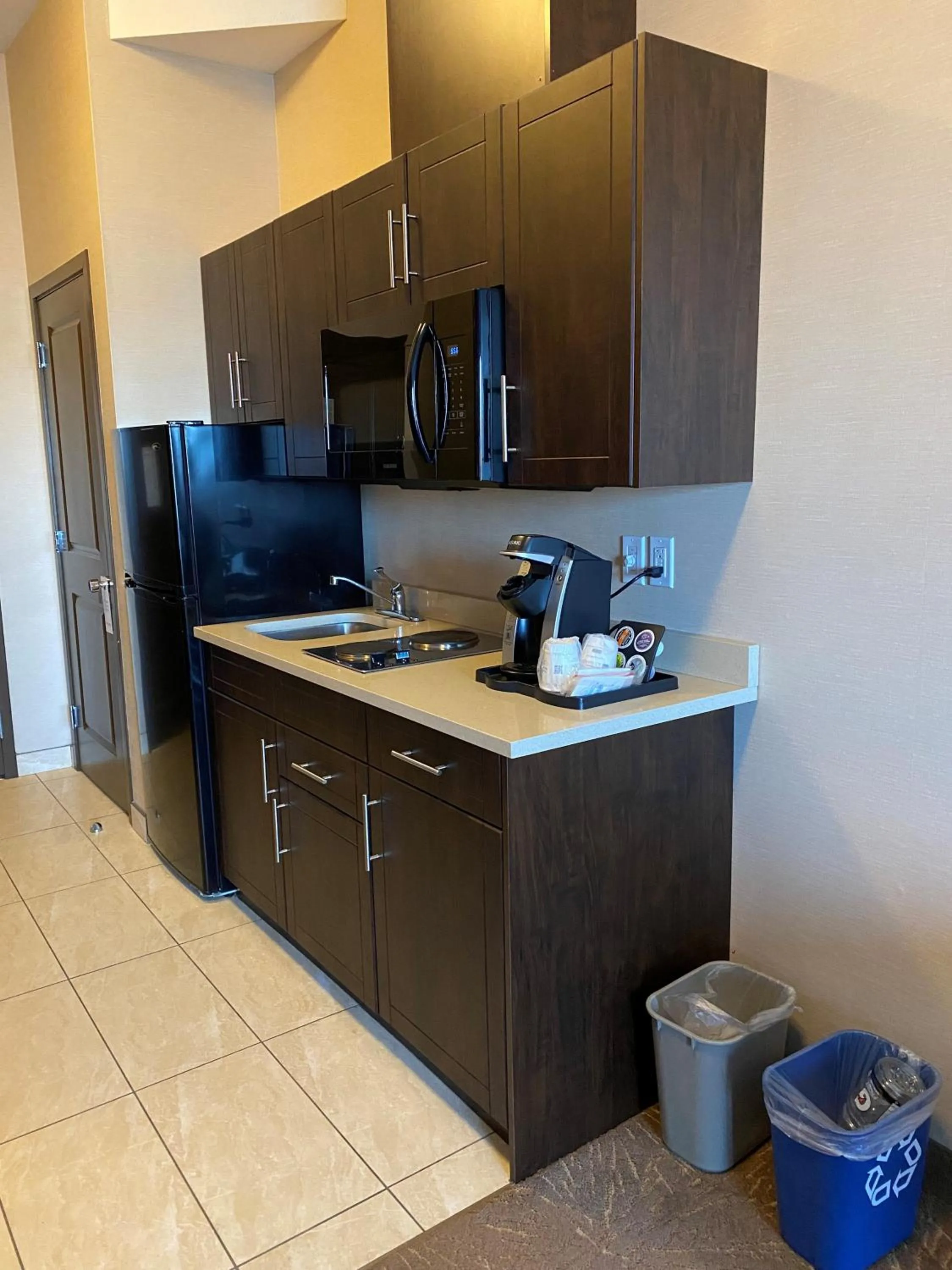 Kitchen or kitchenette in Best Western Plus Kindersley Hotel