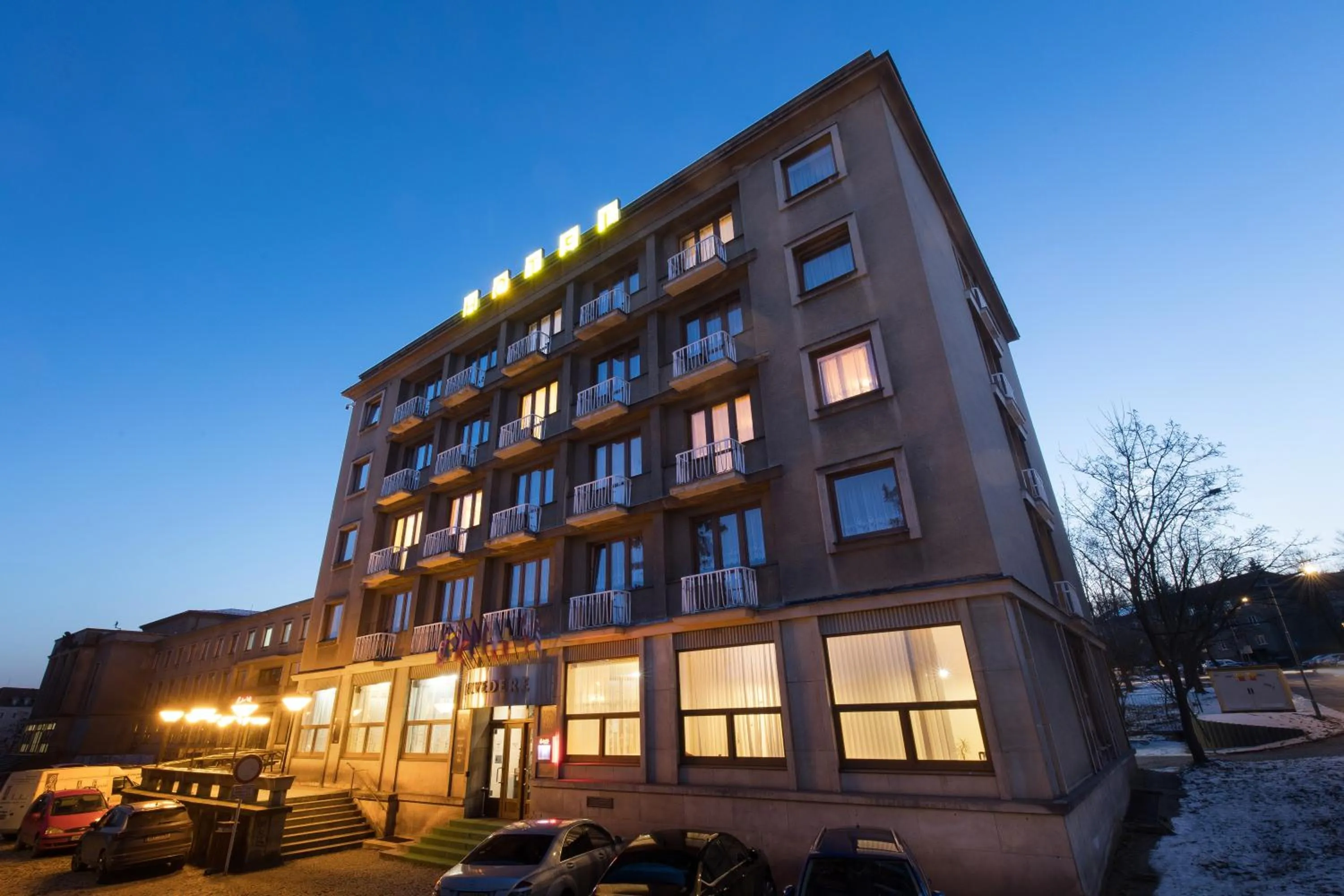 Property building in Hotel Belvedere Příbram
