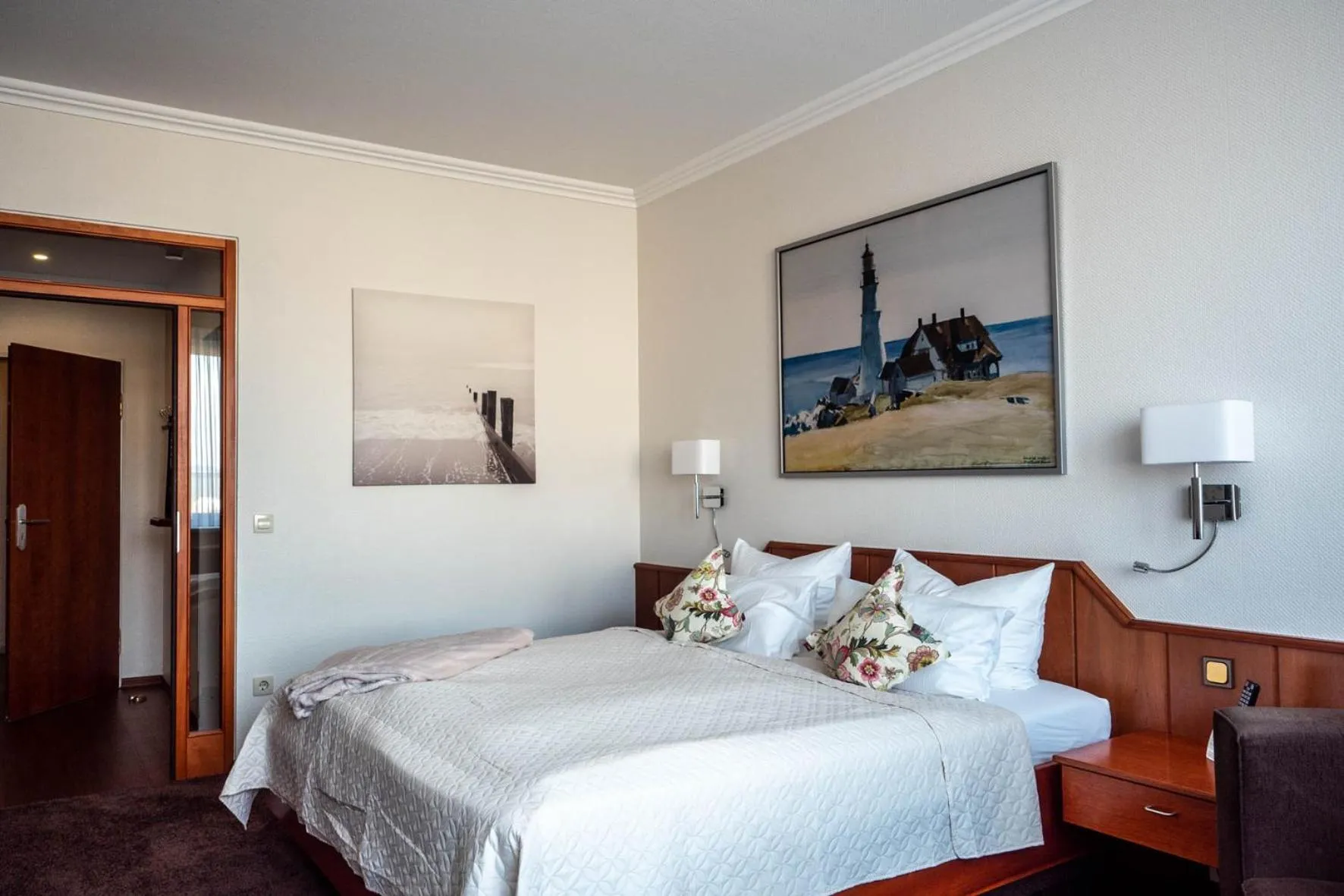 Bed in Garni Hotel & Appartements Nordstrand